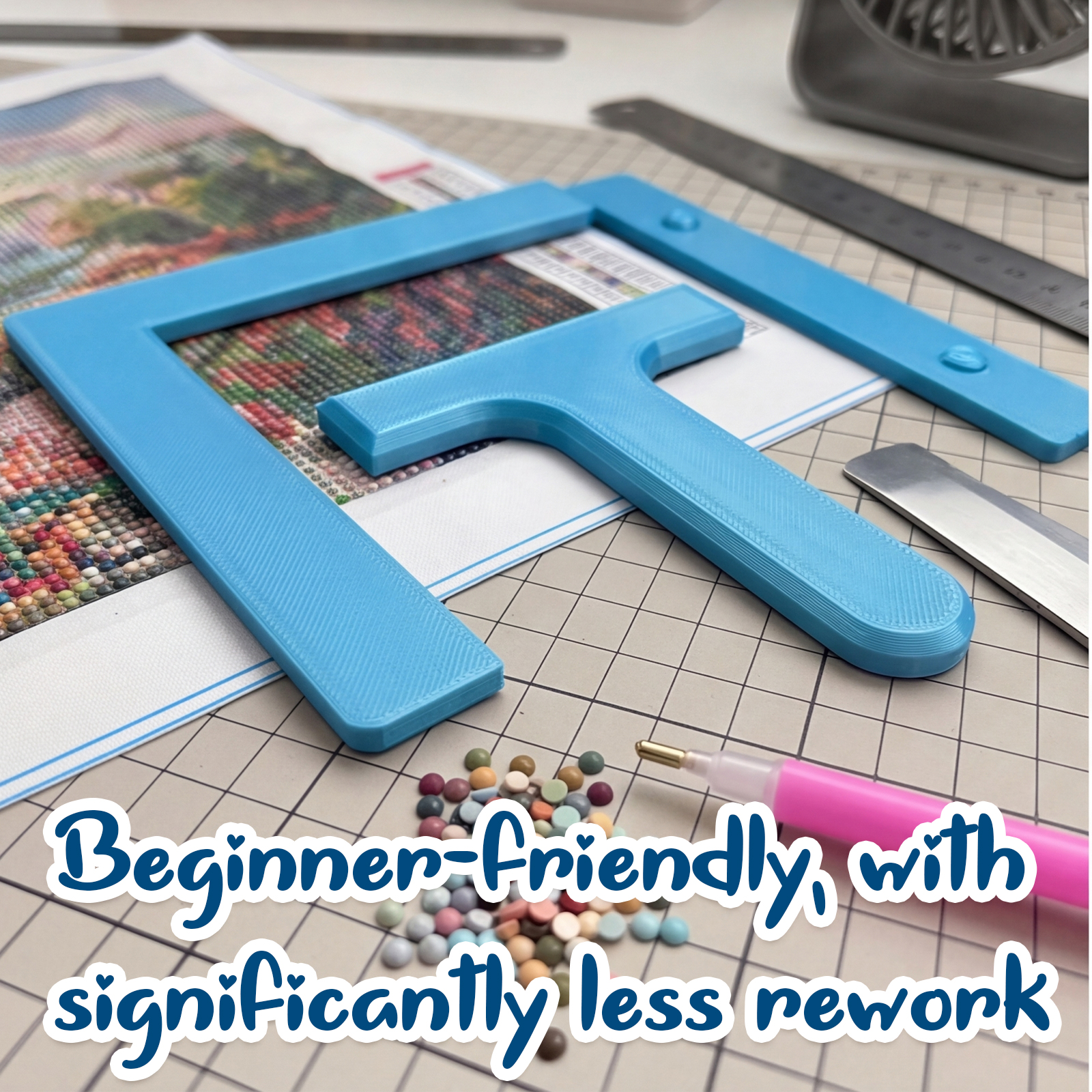 Diamond Painting Kit - 3-Piece Set Diamond Painting Alignment Tools