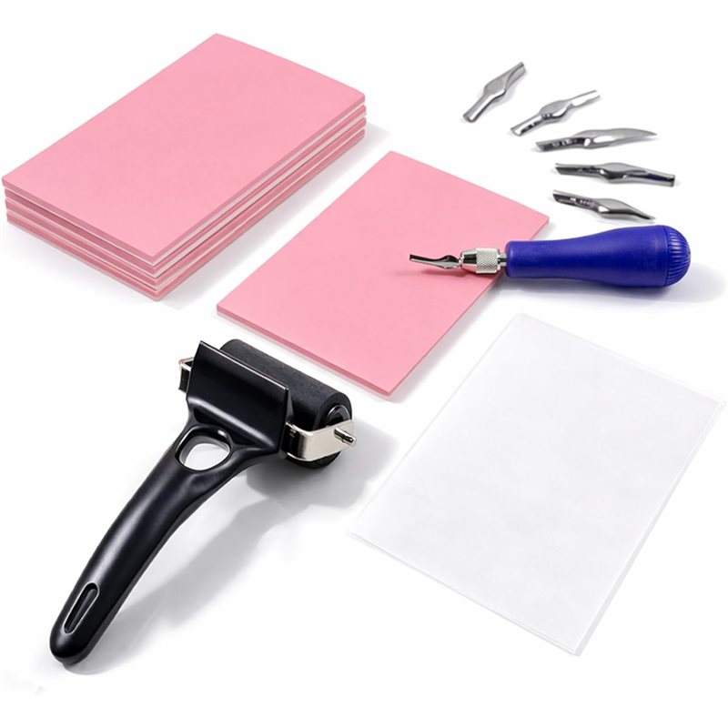 Lino Printing Block - Fresh Linoleum For Printmaking Block Kit-Art