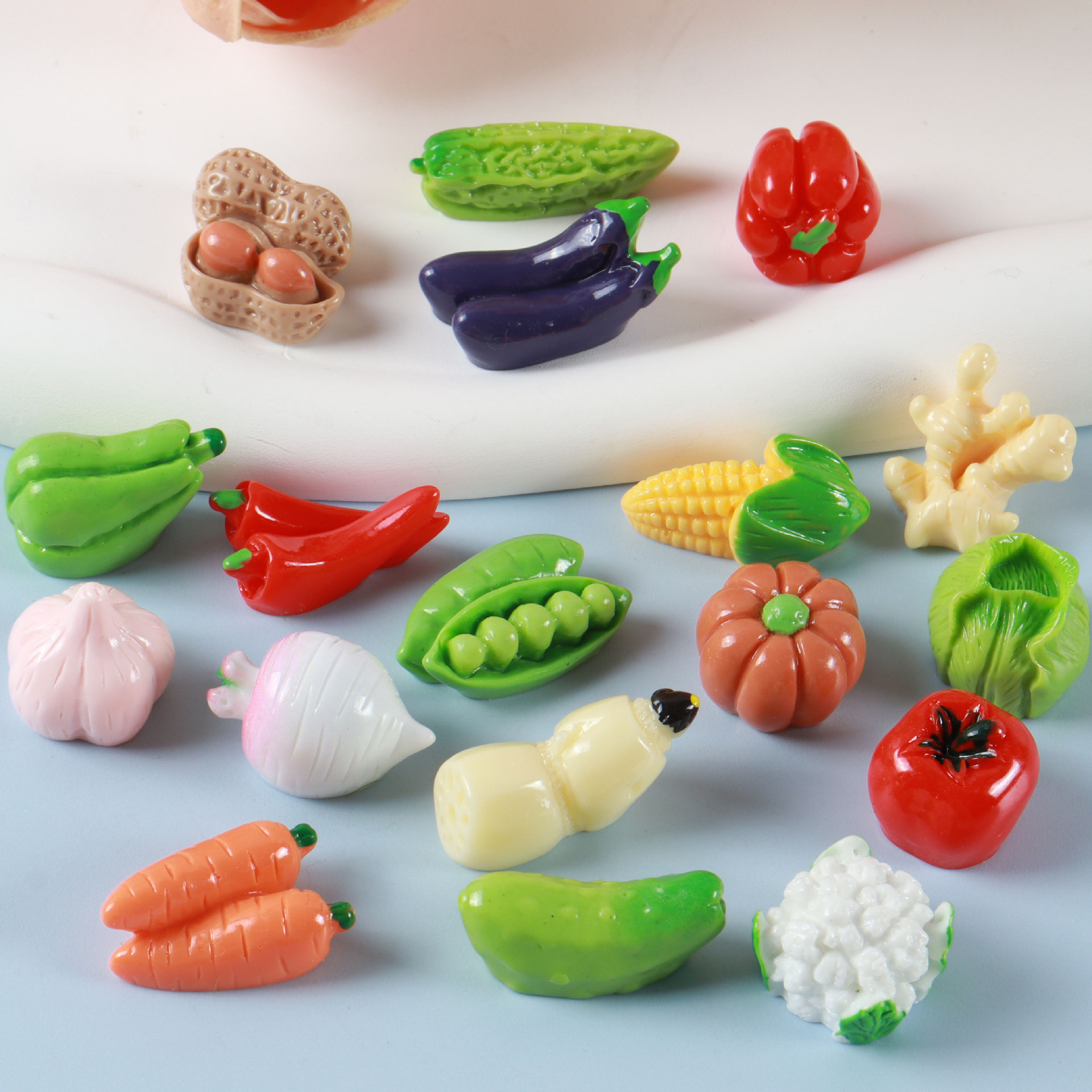 Art Craft Vegetables - 10pcs Vegetable Figurines Miniatures Resin Crafts