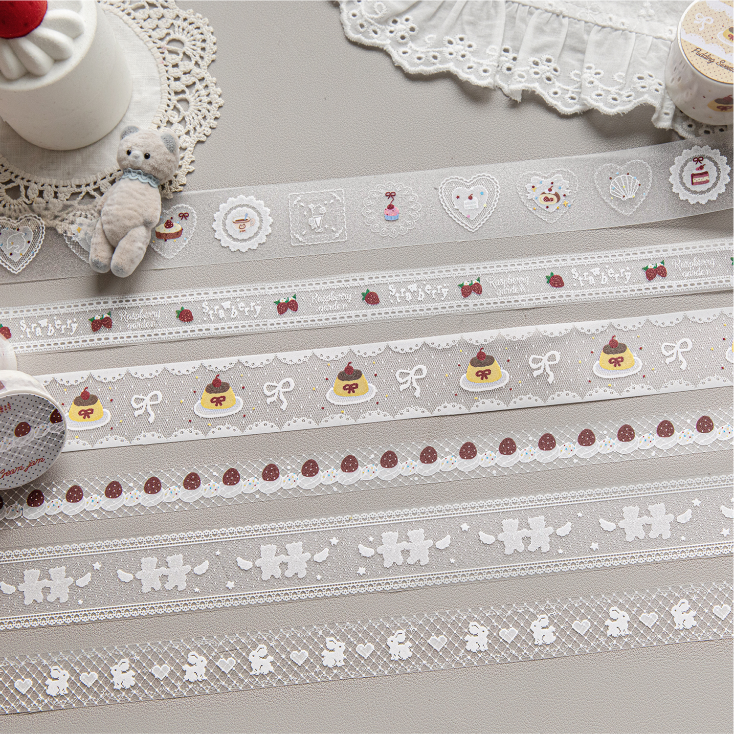 Art Craft Journal - 20/30mm*2m lace border PET Tape Set