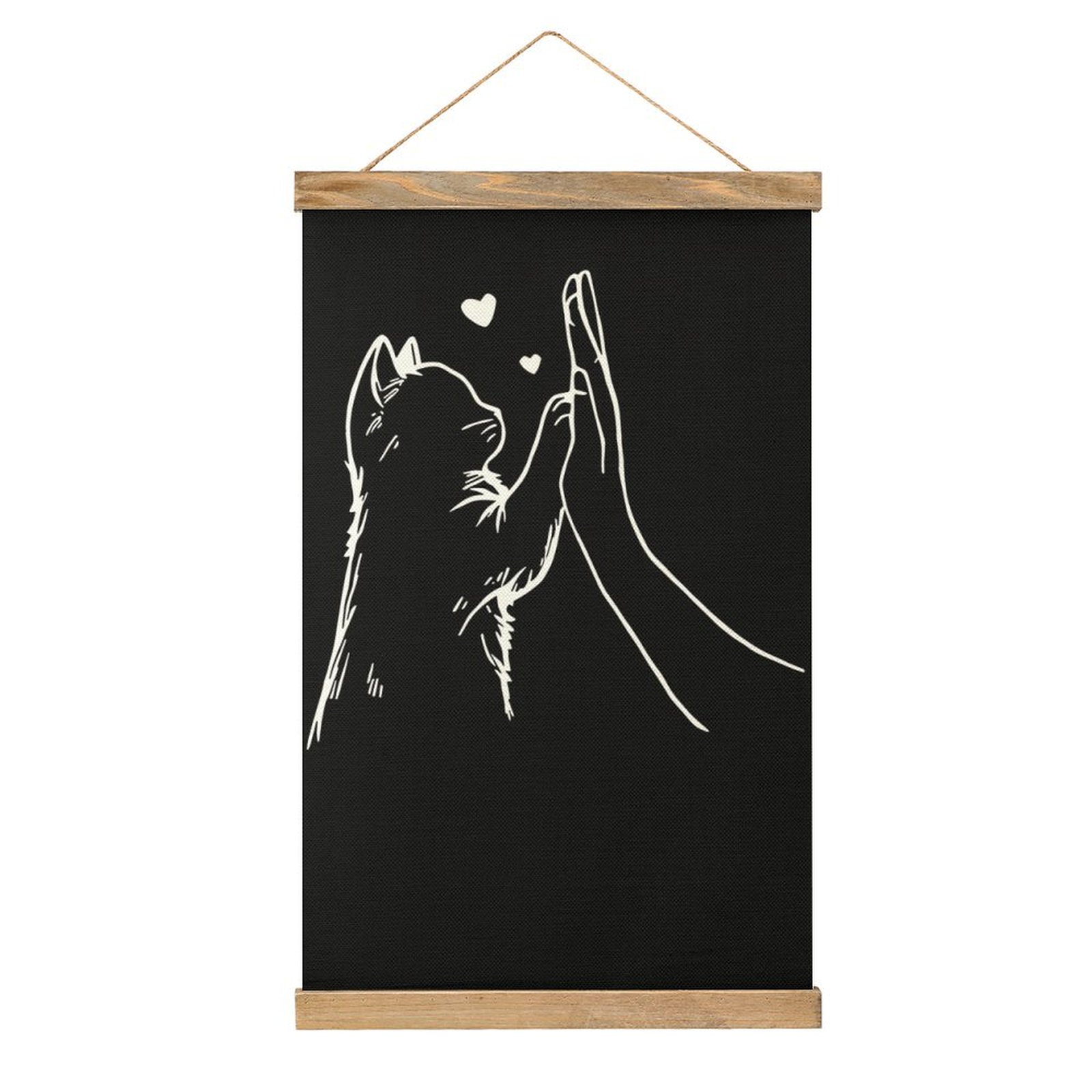 Art Craft Restaurant - Cat Love Art Print Mural Restaurant