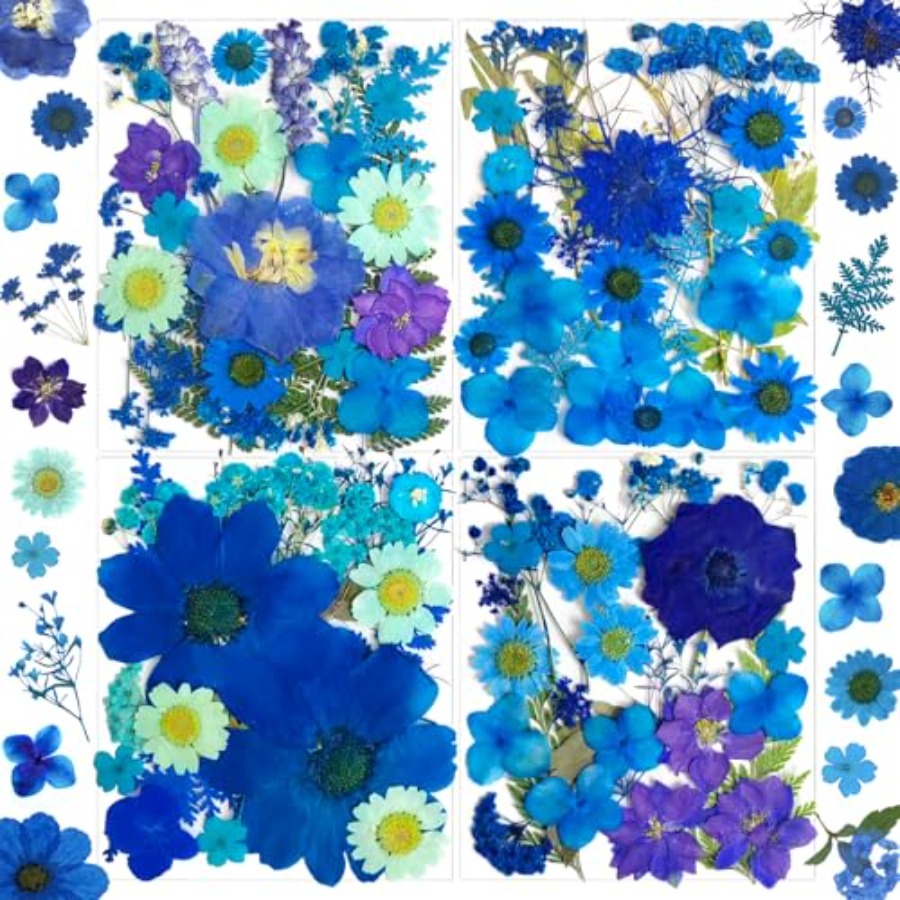 Art And Craft Nature - 94Pcs Dried Pressed Flowers for Resin