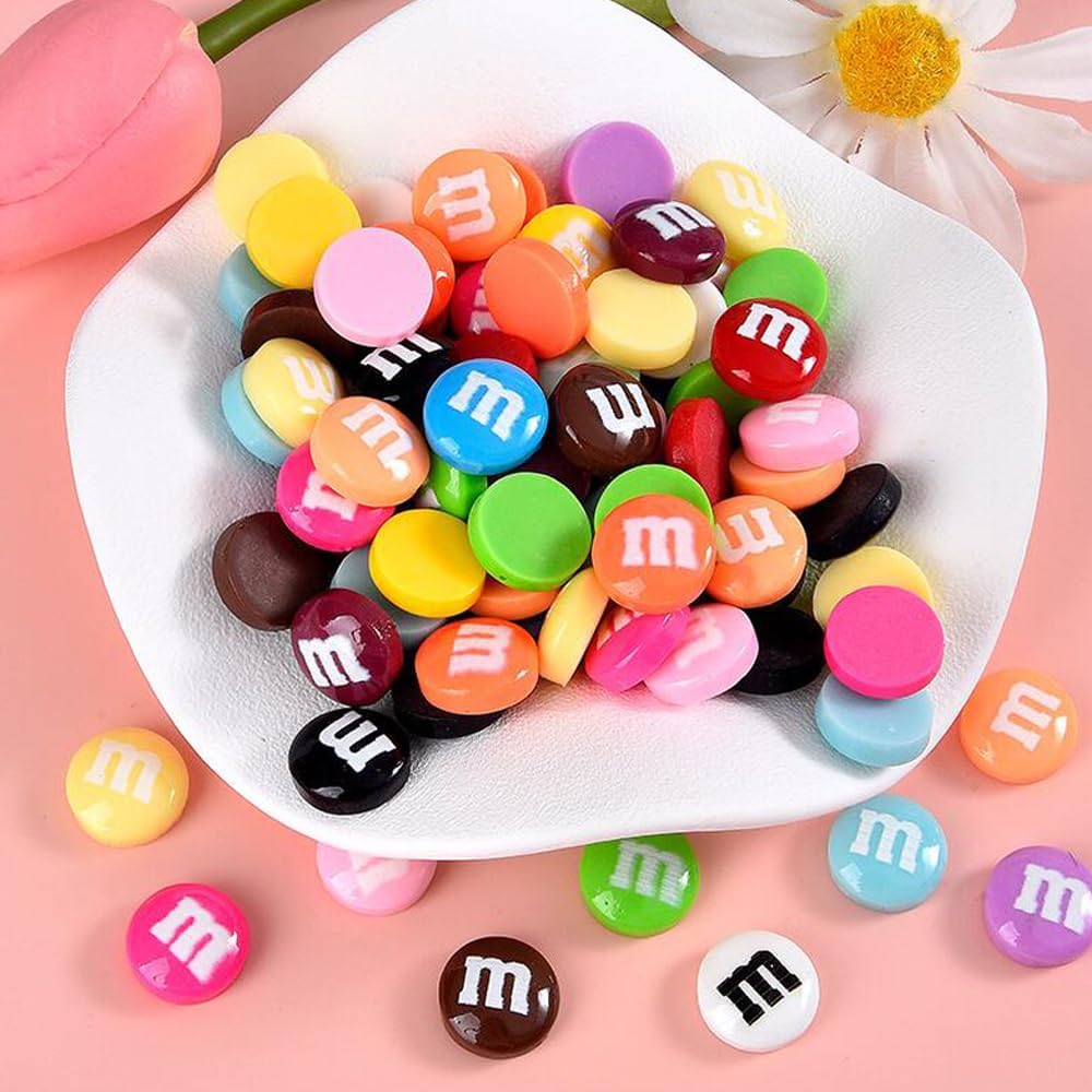 Art Craft Items - 20pcs Resin Candy Chocolate Beads M