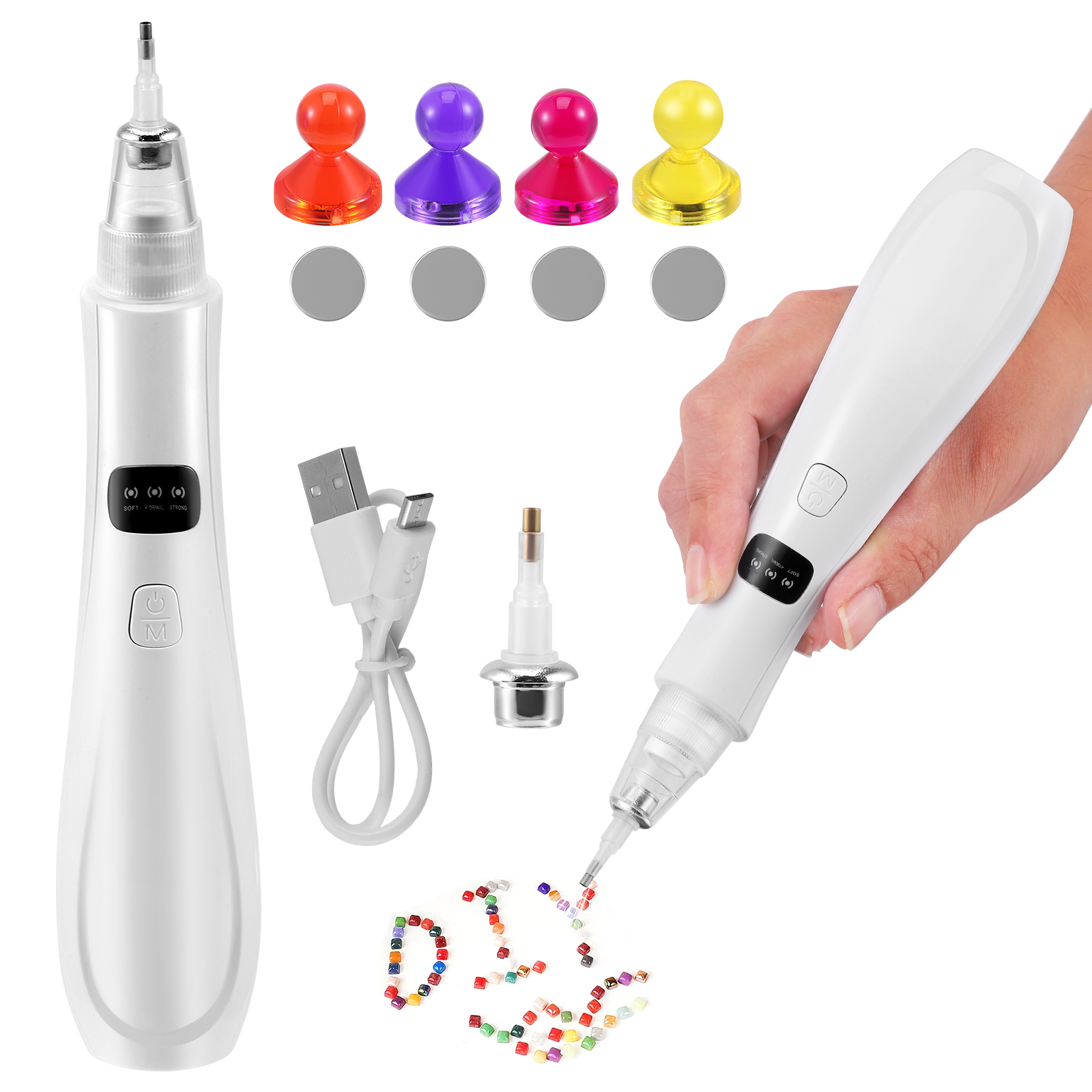 Diamond Painting Kit - Electric Diamond Painting Pens 3 Adjustable