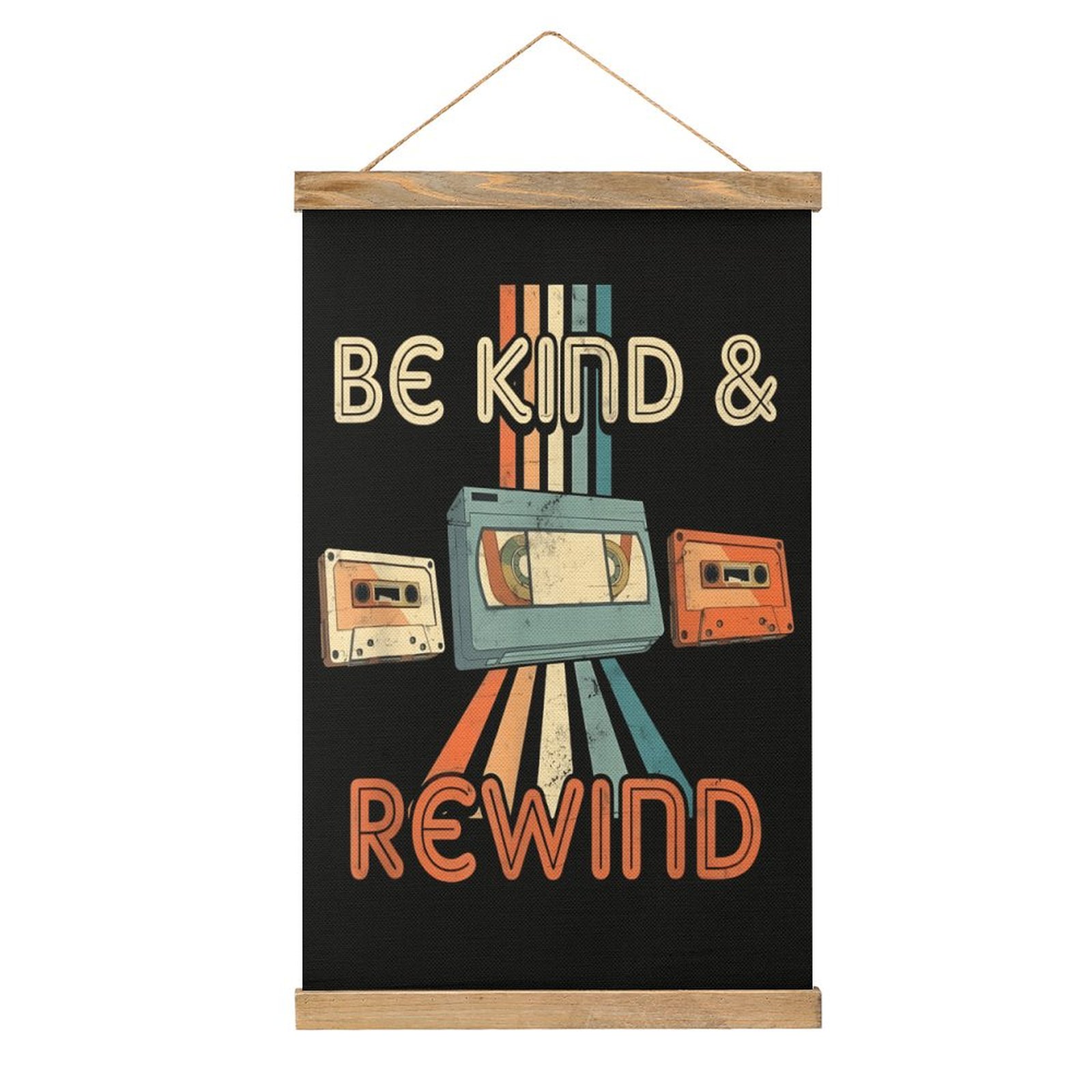 Art Craft Restaurant - Be Kind Rewind Tape Art Linen