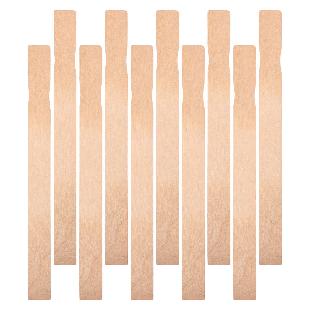 Art And Craft Nature - 10Pcs Oil Paint Stirring Sticks Natural