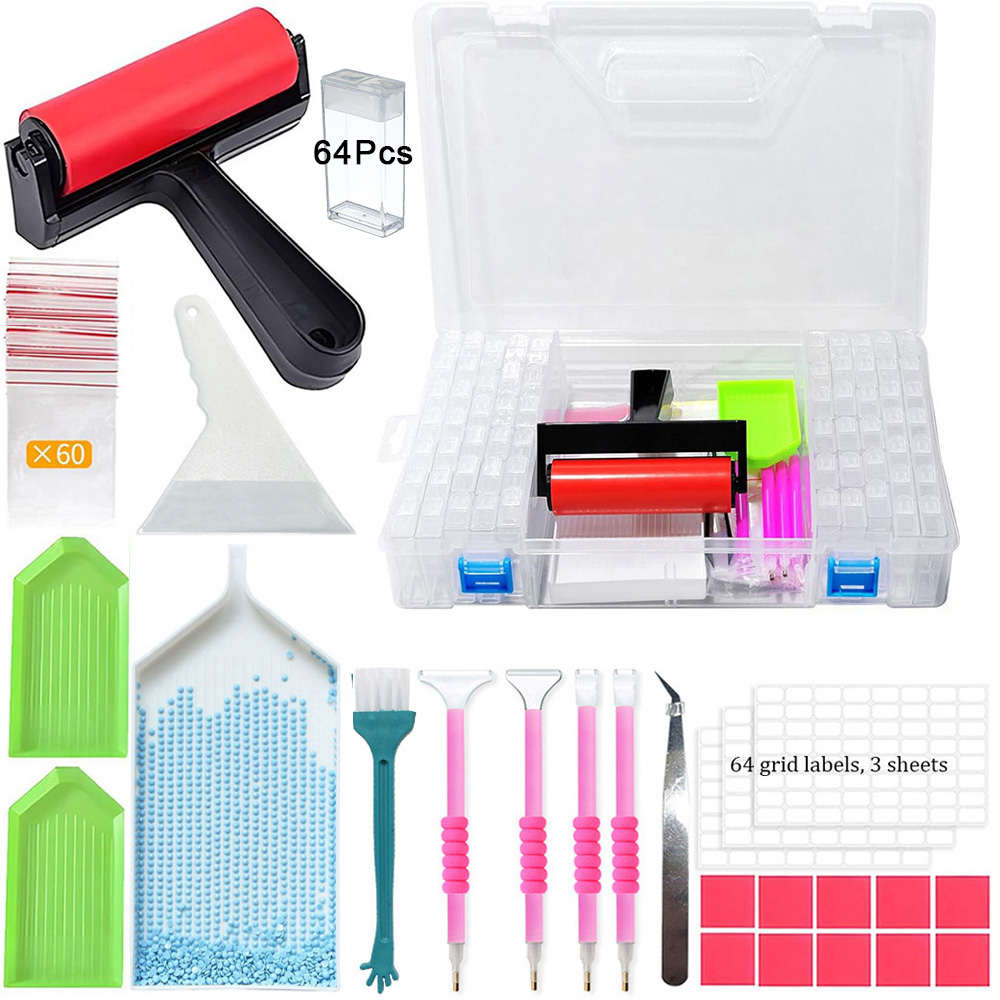 Diamond Painting Kit - Diamond Painting Accessories Storage Box with