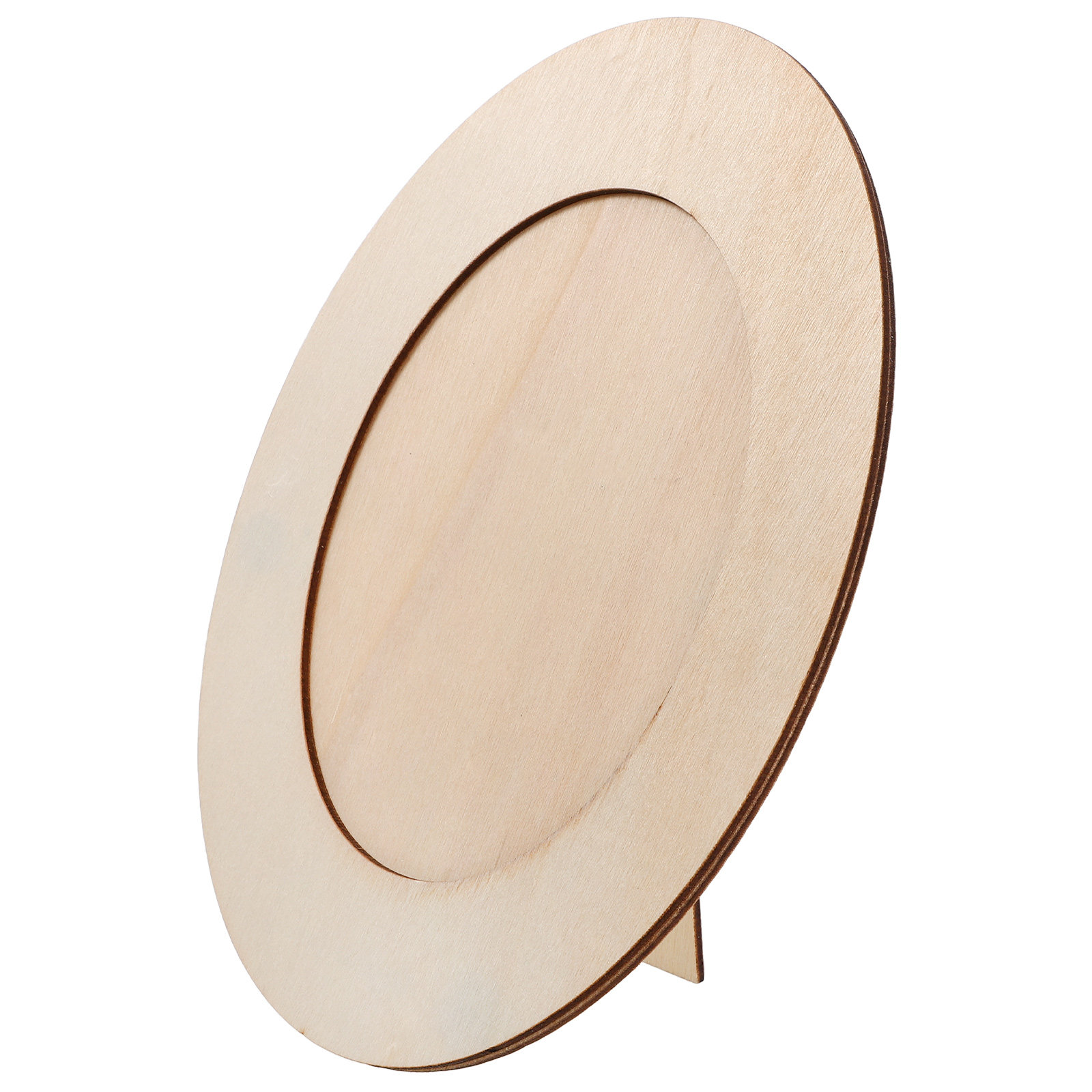 Art Craft Activities For Preschoolers - Unfinished Wood Oval Photo Frame Kit