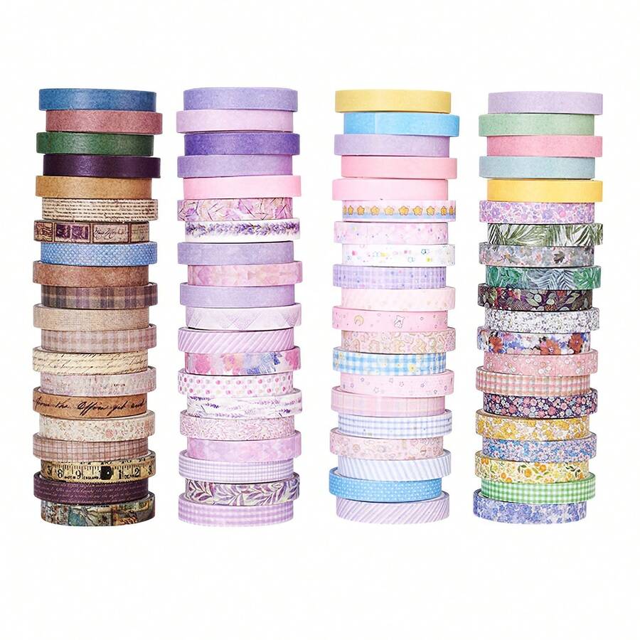 Art Craft Journal - 20Rolls Vintage Washi Tape Set, Nature