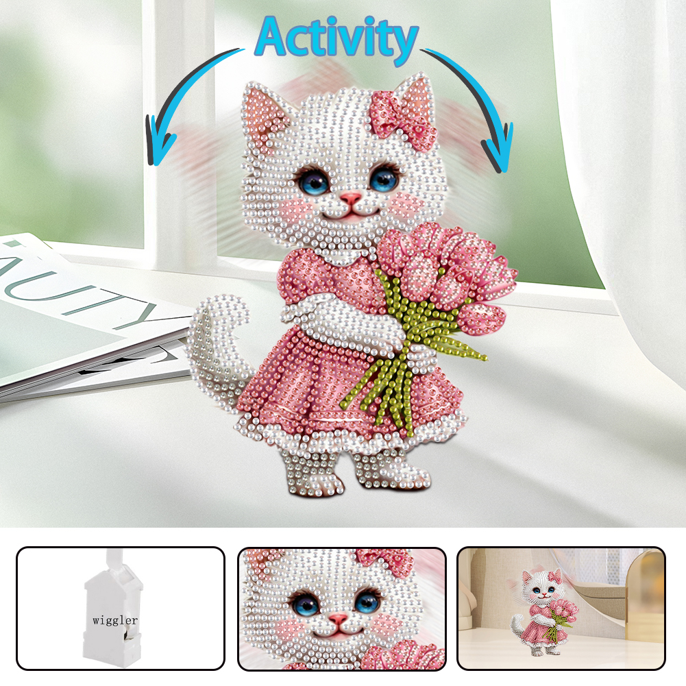 Art Craft Room Ideas - Interactive Diamond Art Tabletop Decor Kit