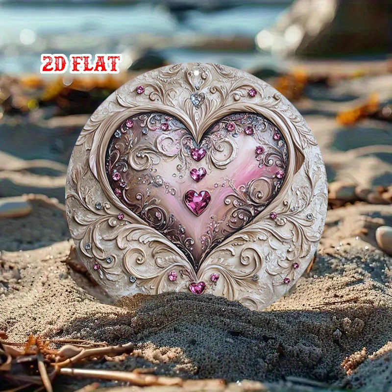 Heart Shaped Iron Wall Art wit - Art Craft Restaurant recensie en prijs