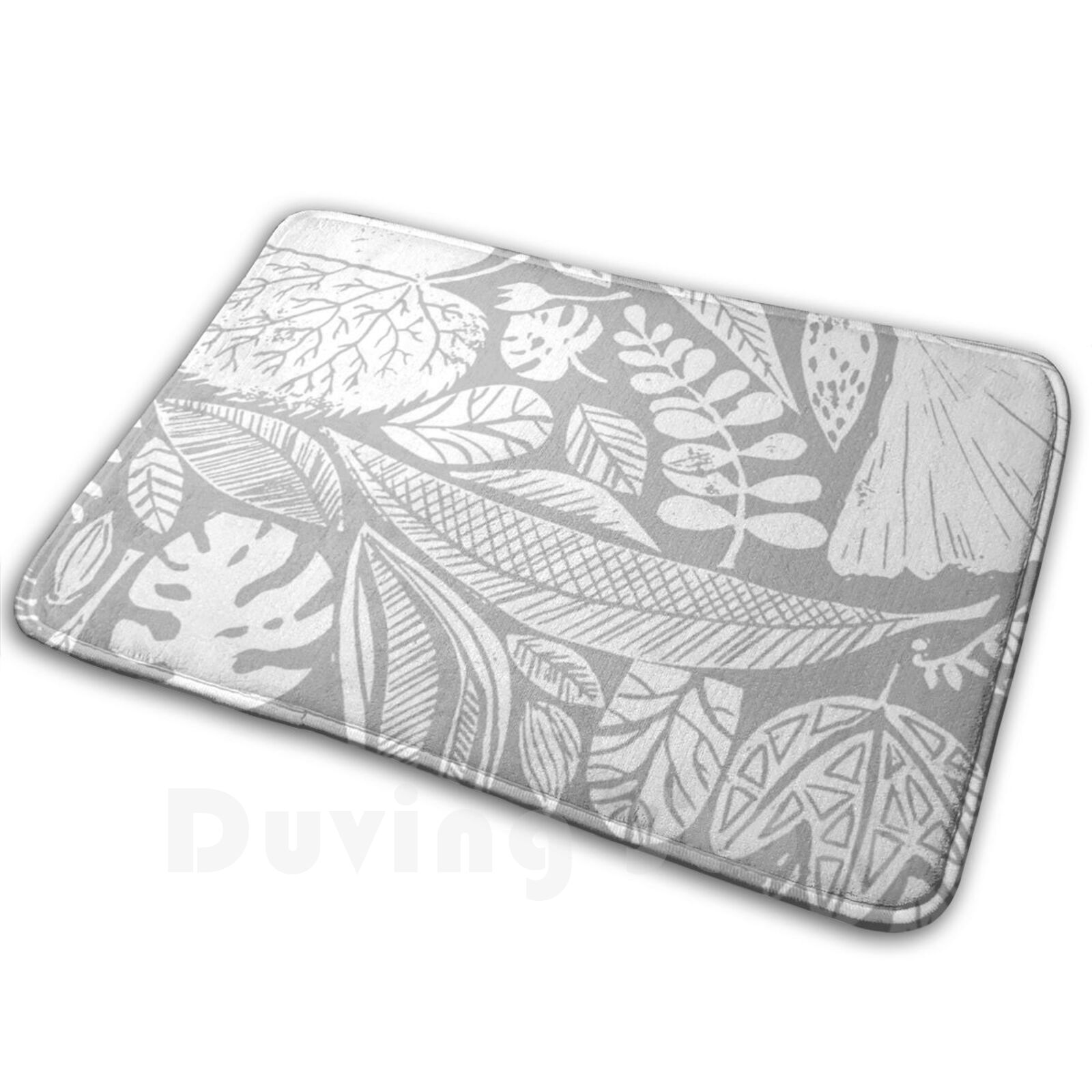 Modern Nature Mat Rug Carpet A - Lino Printing Block recensie en prijs