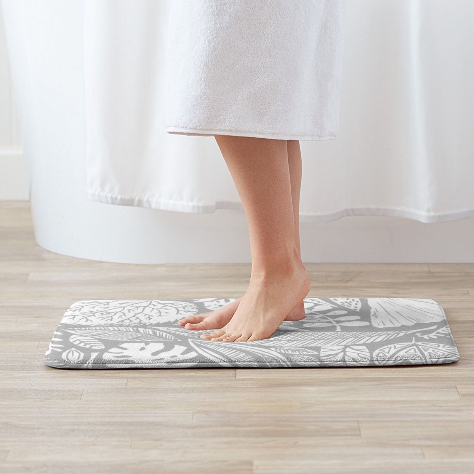 Modern Nature Mat Rug Carpet A - Lino Printing Block recensie en prijs