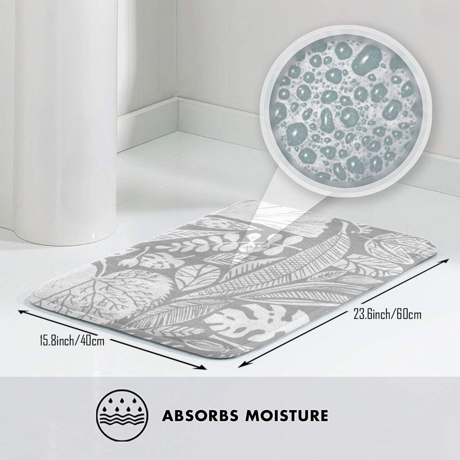 Modern Nature Mat Rug Carpet A - Lino Printing Block recensie en prijs