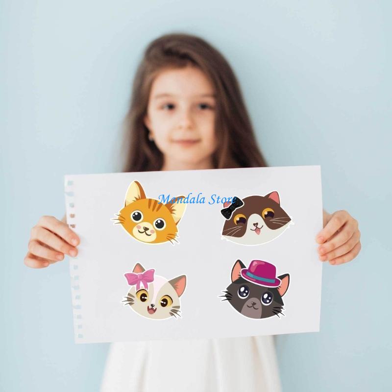U2JC 36Pcs Cats Stickers Schoo - Art Craft Description recensie en prijs