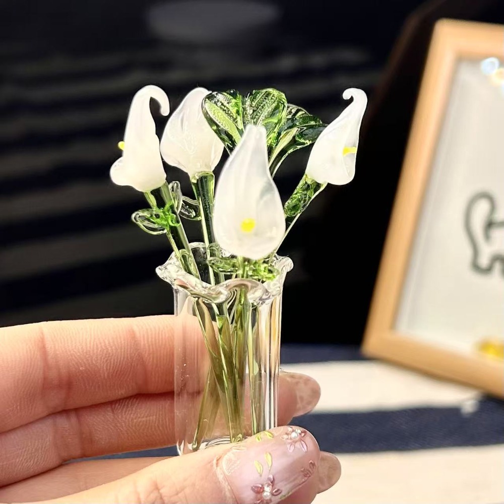 1 PC Handmade Glass Floral Bou - Art Craft Furniture recensie en prijs