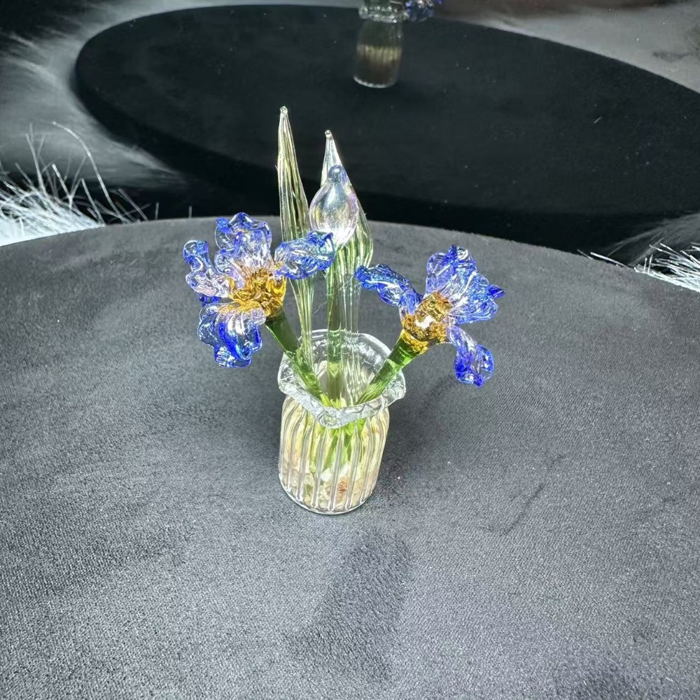 1 PC Handmade Glass Floral Bou - Art Craft Furniture recensie en prijs