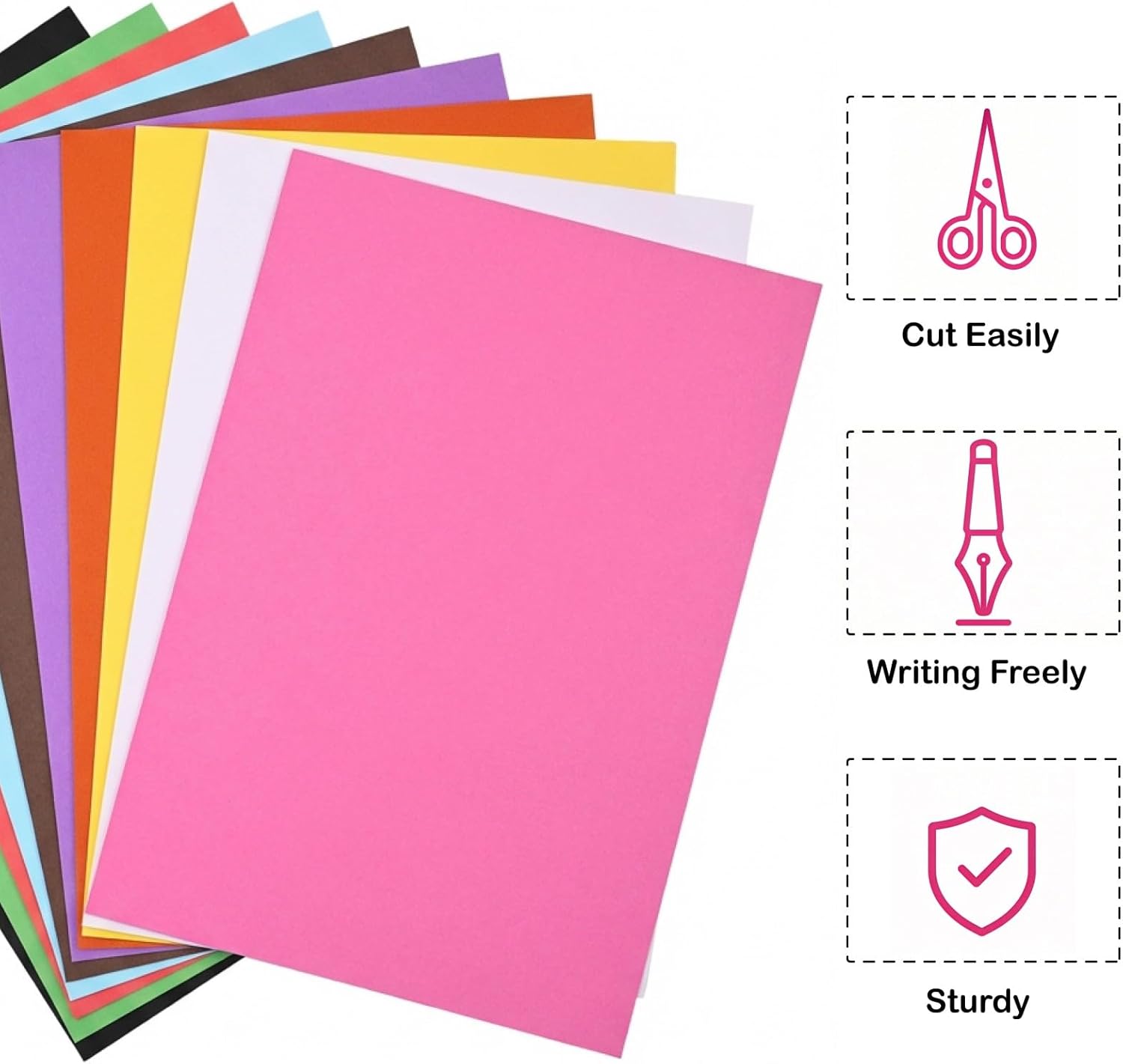 50 Colored Poster Boards 11.7x - Exhibition Of Art And Craft recensie en prijs