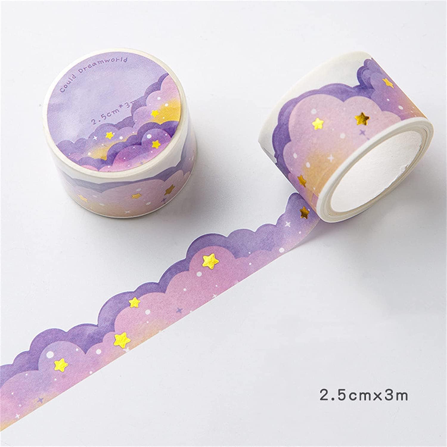 8 Rolls Color Cloud Washi Tape - Art Craft Journal recensie en prijs
