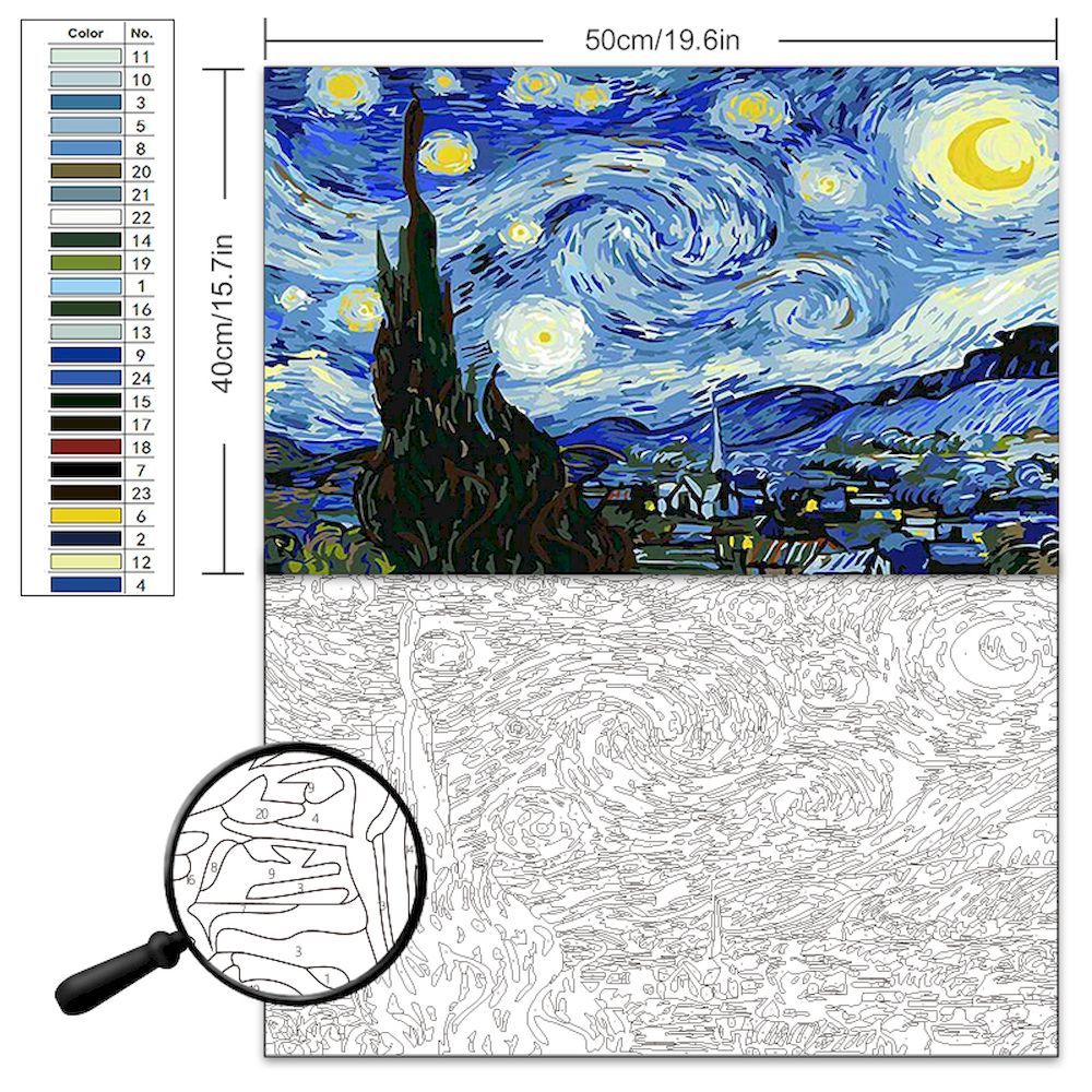 PhotoCustom Paint By Number Ca - Art And Craft Numbers recensie en prijs