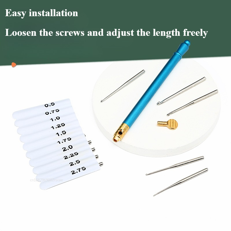 11Pcs/Set Interchangeable Croc - Crochet Hook Set recensie en prijs