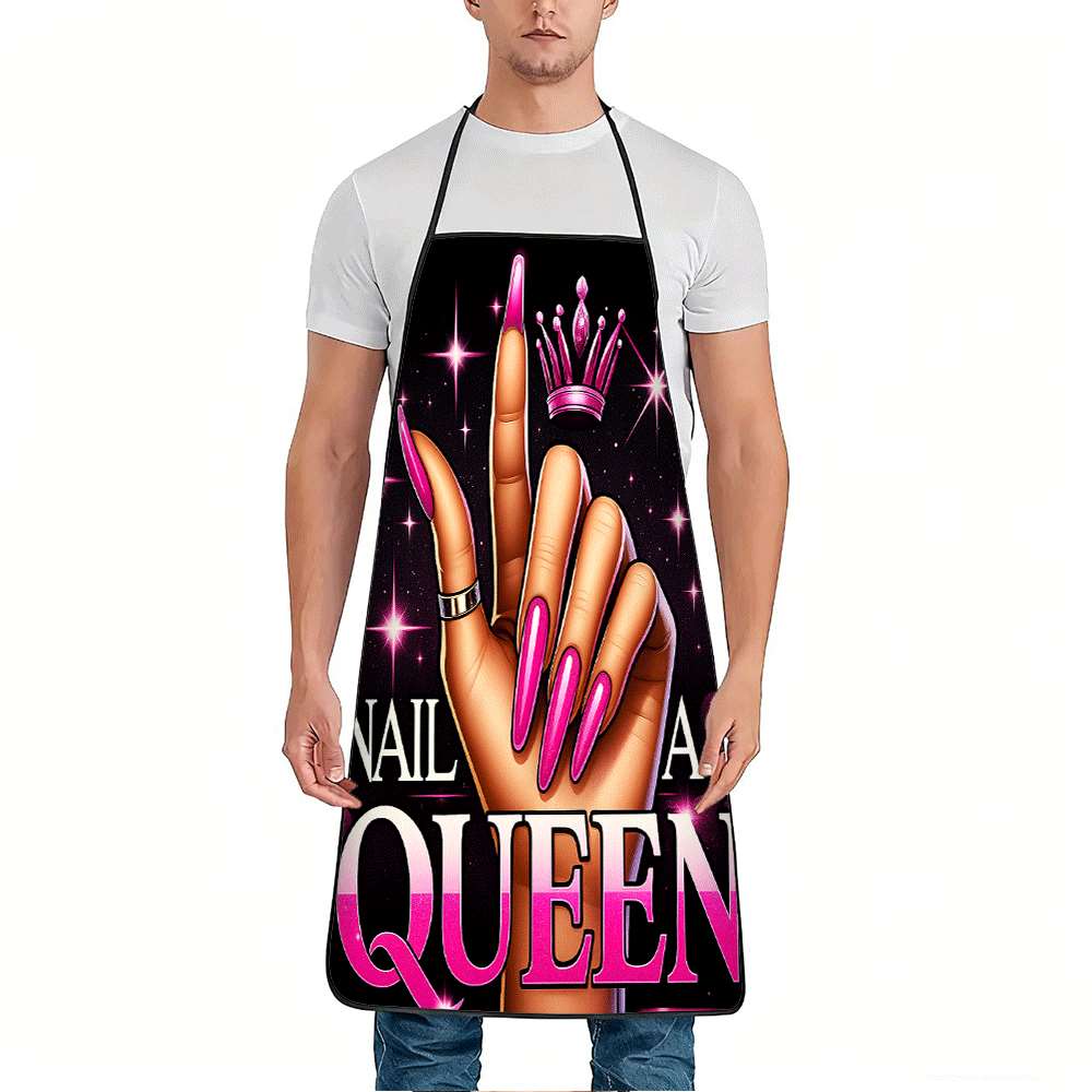 1 Trendy Nail Art-Themed Apron - Art Craft Restaurant recensie en prijs