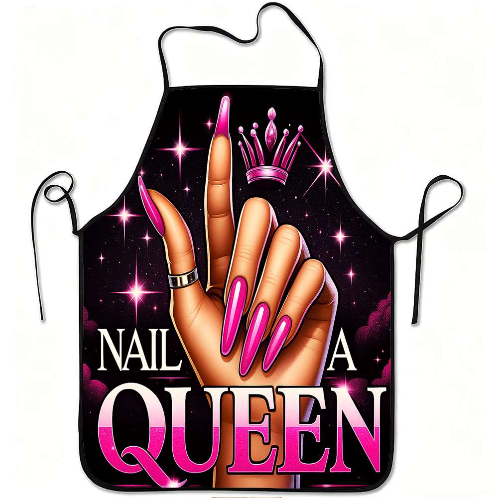 1 Trendy Nail Art-Themed Apron - Art Craft Restaurant recensie en prijs