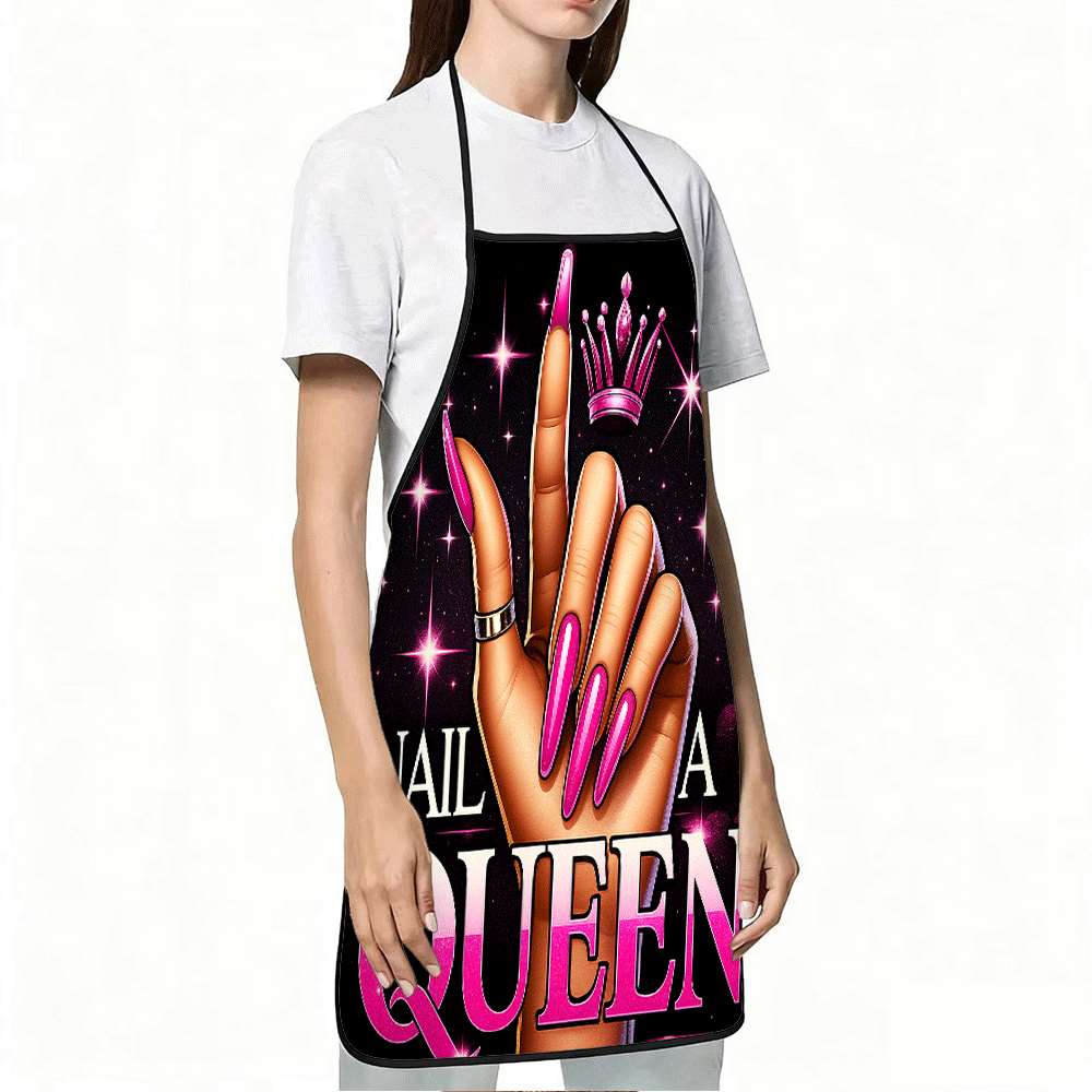 1 Trendy Nail Art-Themed Apron - Art Craft Restaurant recensie en prijs