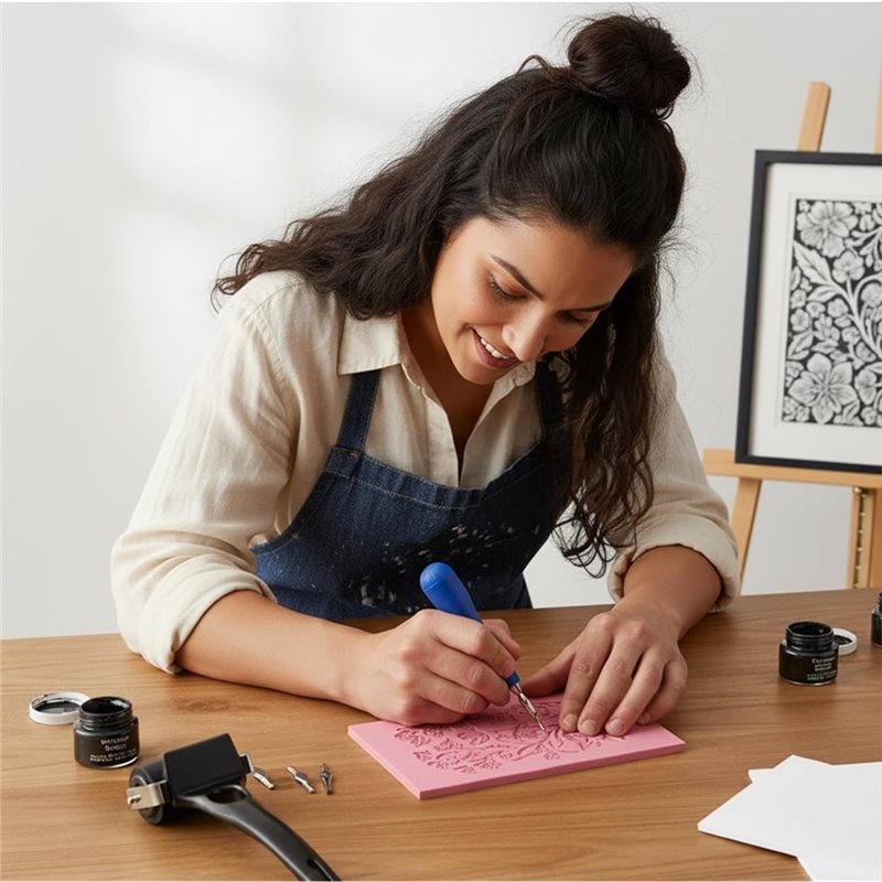 Fresh Linoleum For Printmaking - Lino Printing Block recensie en prijs