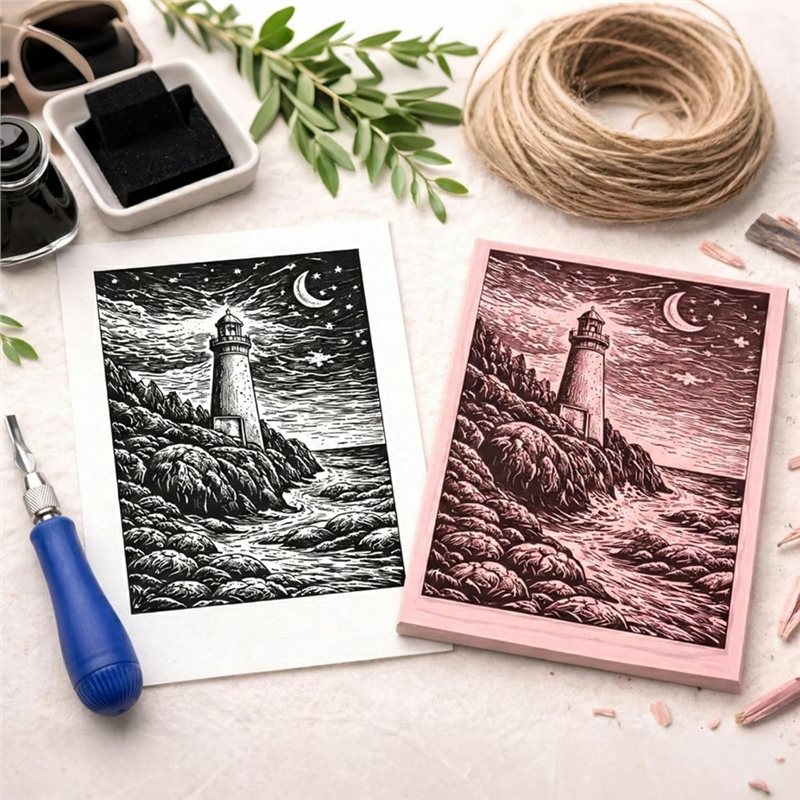 Fresh Linoleum For Printmaking - Lino Printing Block recensie en prijs