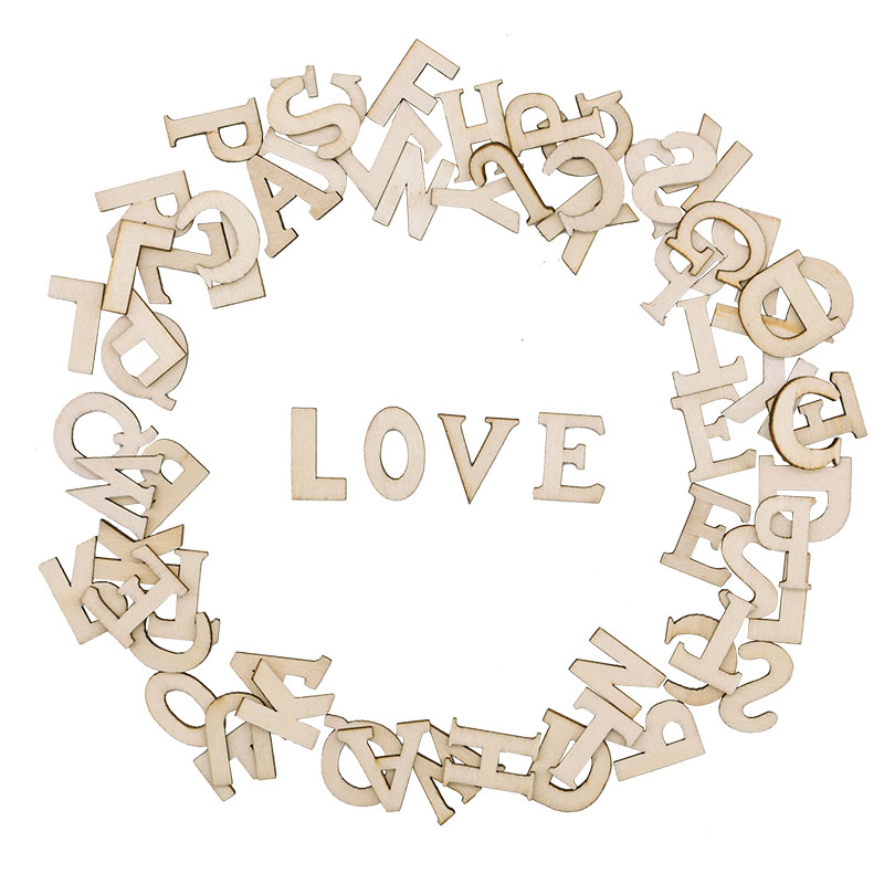 100pcs Letters Wooden Alphabet - Art And Craft Numbers recensie en prijs