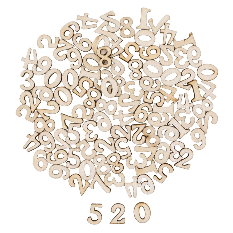 100pcs Letters Wooden Alphabet - Art And Craft Numbers recensie en prijs