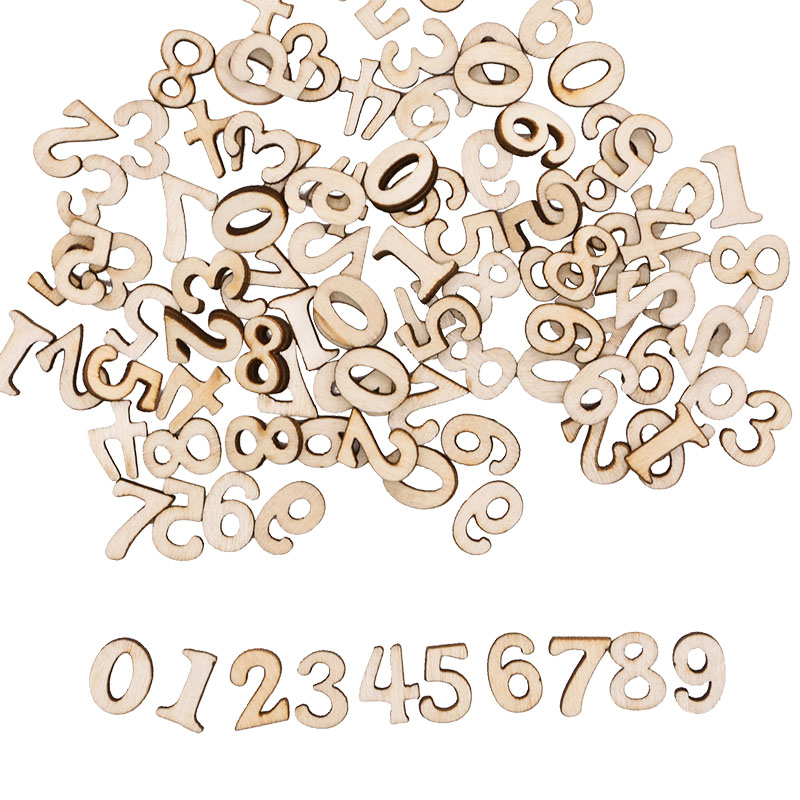 100pcs Letters Wooden Alphabet - Art And Craft Numbers recensie en prijs