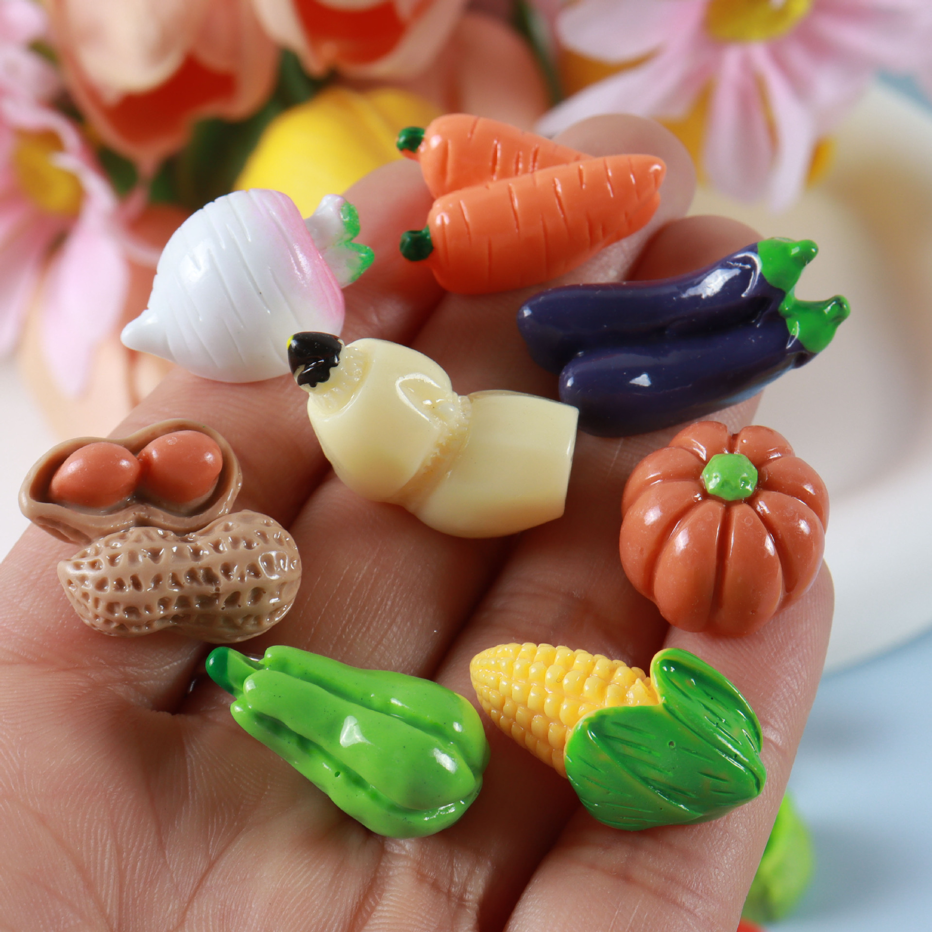 10pcs Vegetable Figurines Mini - Art Craft Vegetables recensie en prijs