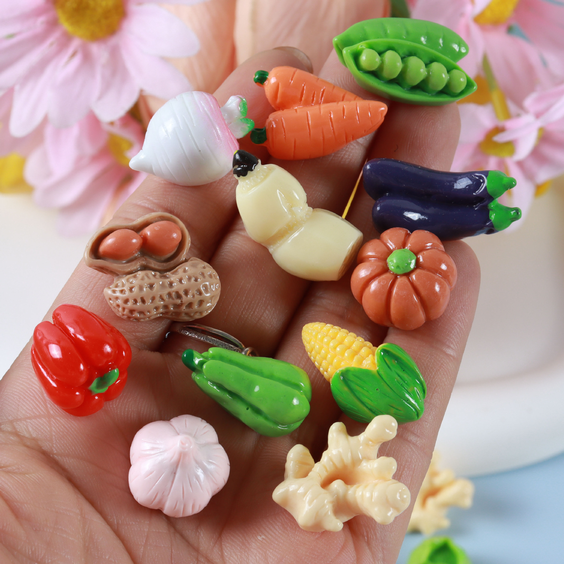 10pcs Vegetable Figurines Mini - Art Craft Vegetables recensie en prijs
