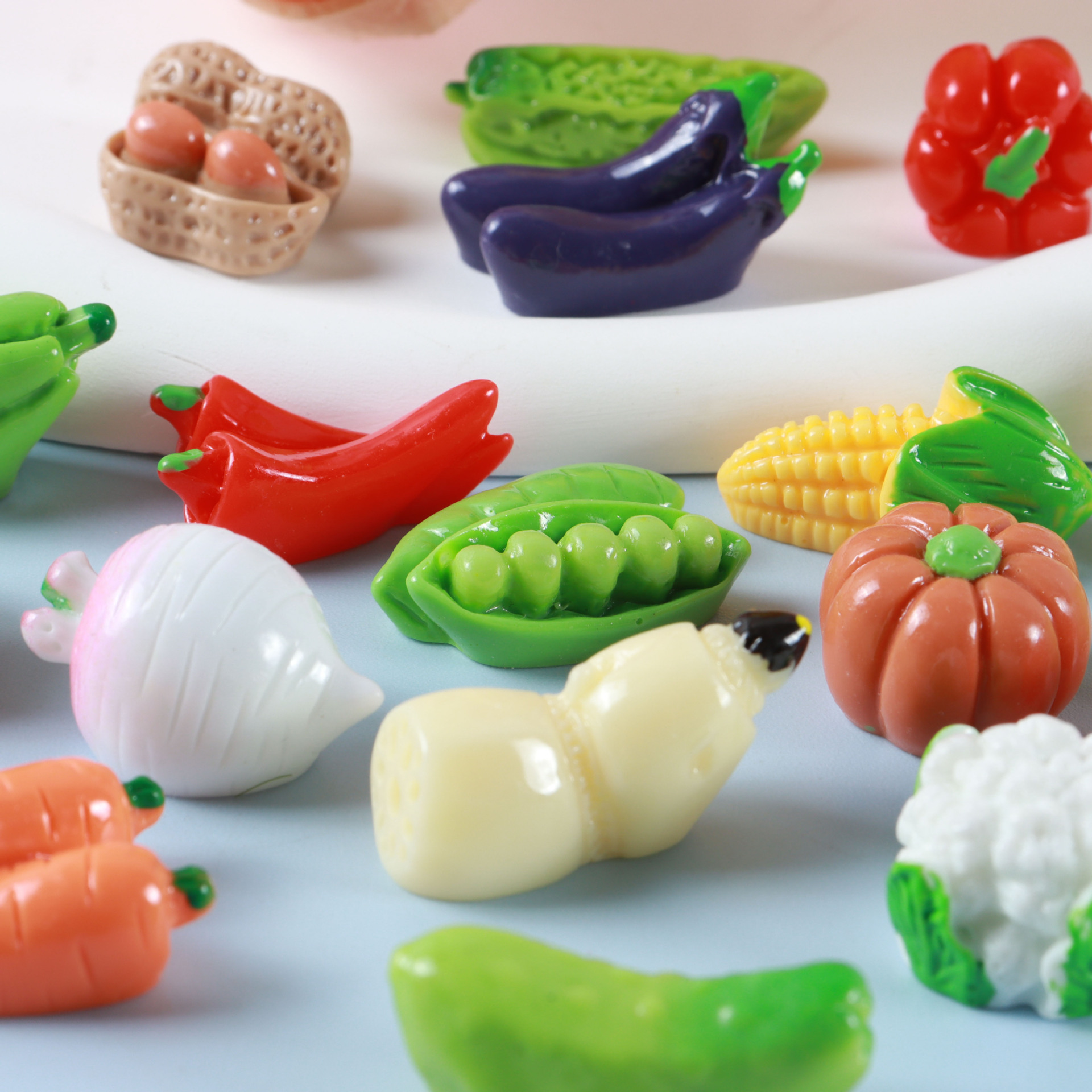 10pcs Vegetable Figurines Mini - Art Craft Vegetables recensie en prijs