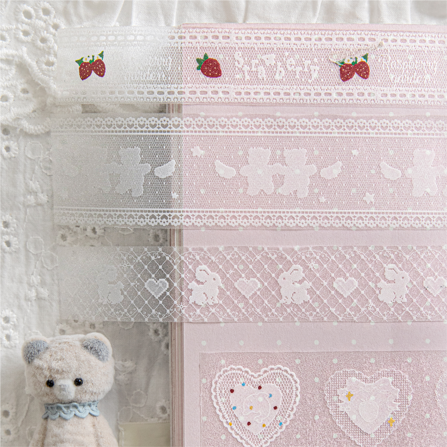 20/30mm*2m lace border PET Tap - Art Craft Journal recensie en prijs