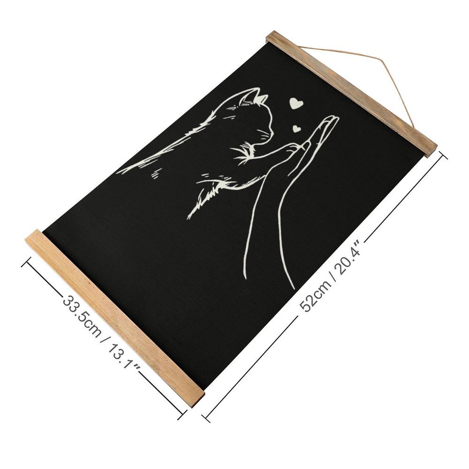 Cat Love Art Print Mural Resta - Art Craft Restaurant recensie en prijs