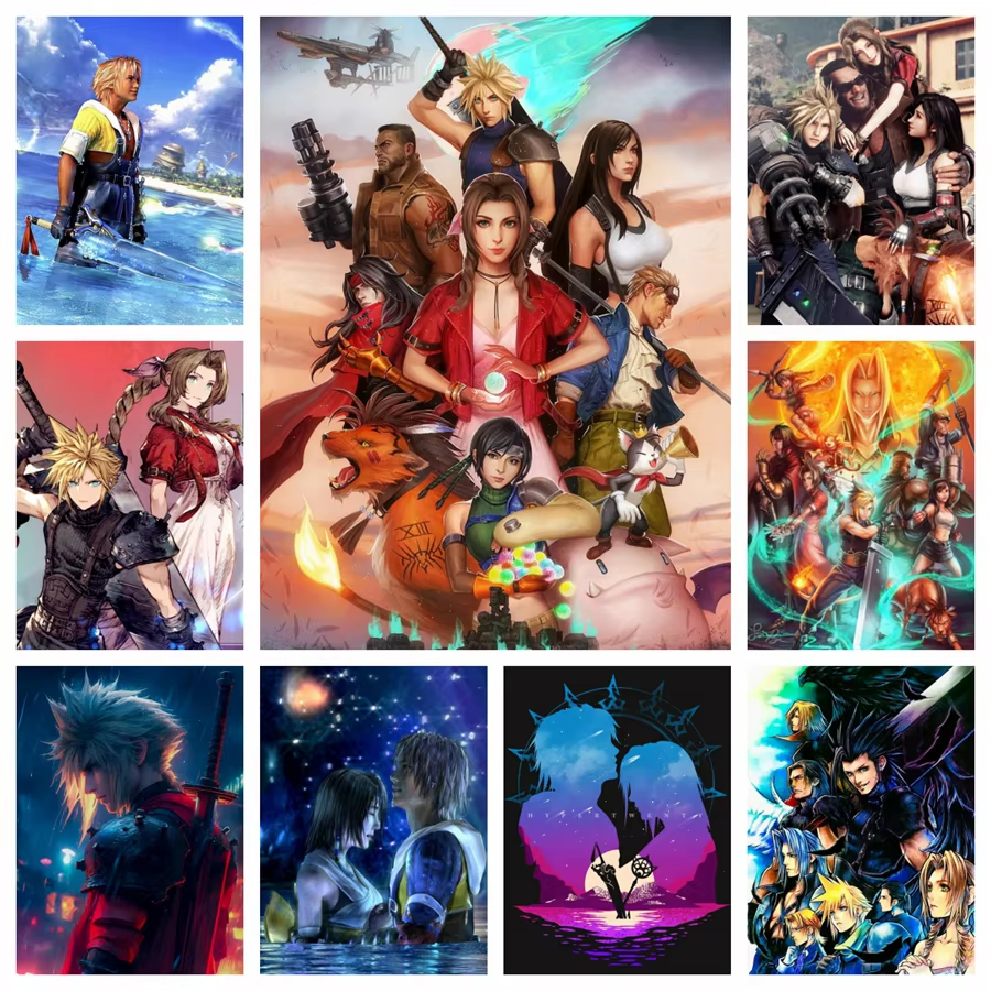 Final Fantasy Game Cartoon Des - Art And Craft Numbers recensie en prijs