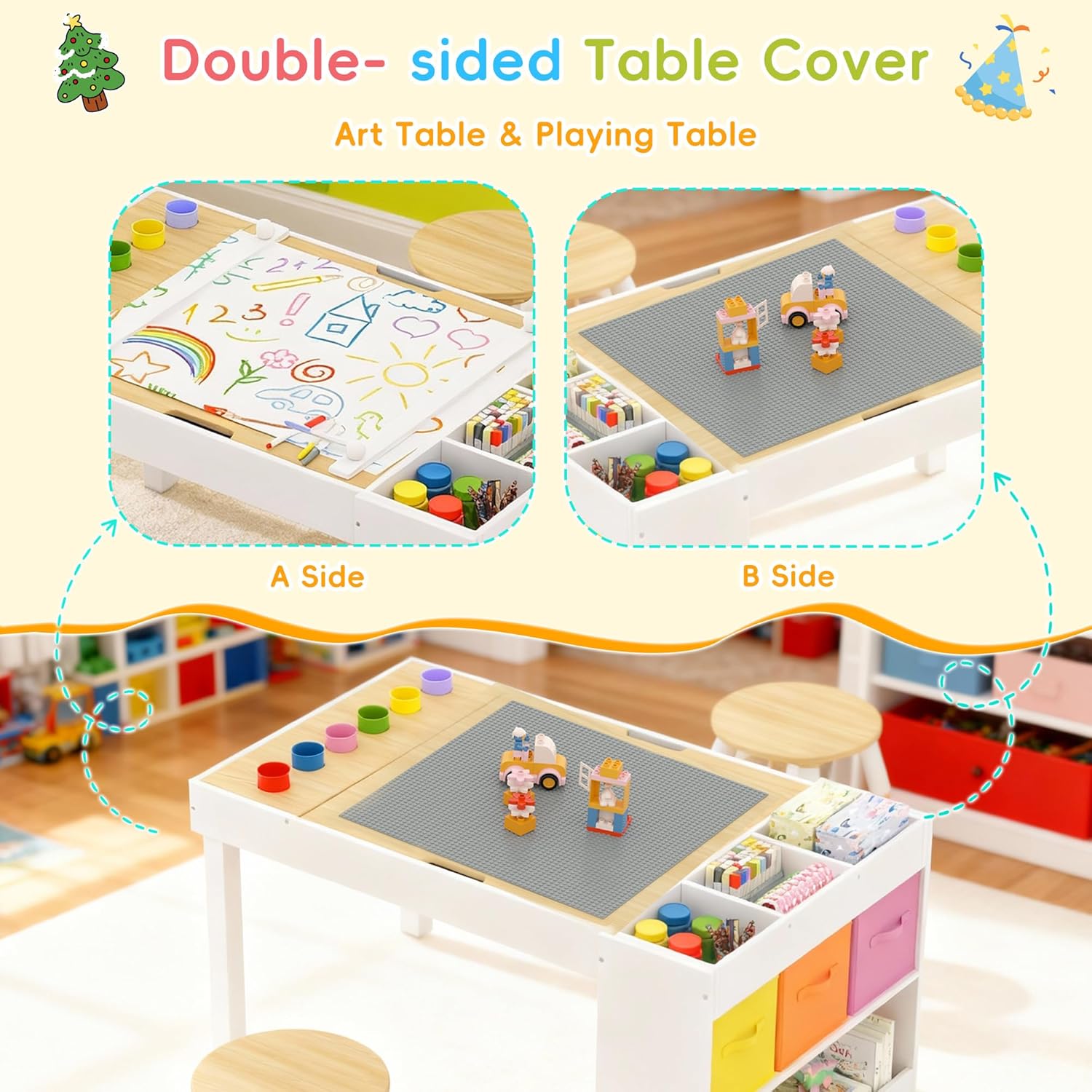 Kids Art Table and 2 Chairs Se - Art Craft Furniture recensie en prijs