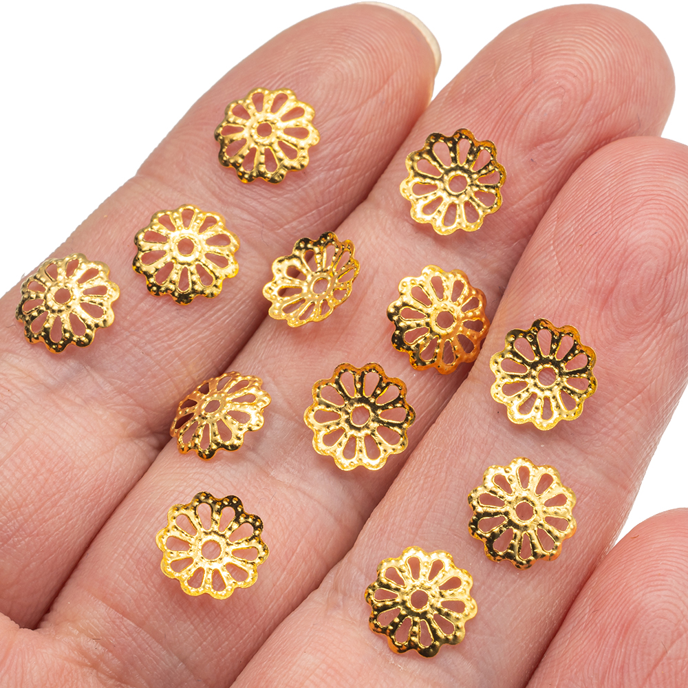 200pcs 7/9mm Filigree Flower H - Art Craft Ideas recensie en prijs