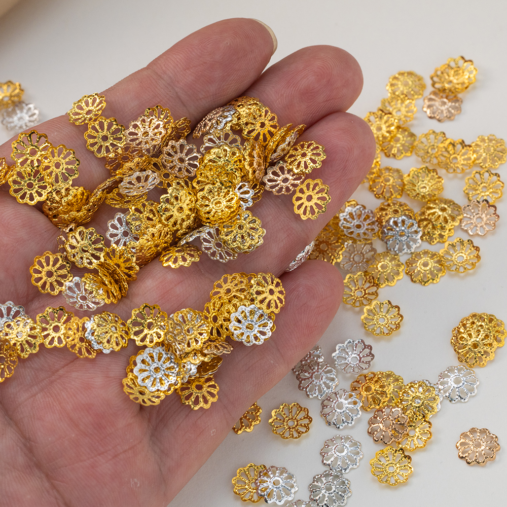 200pcs 7/9mm Filigree Flower H - Art Craft Ideas recensie en prijs