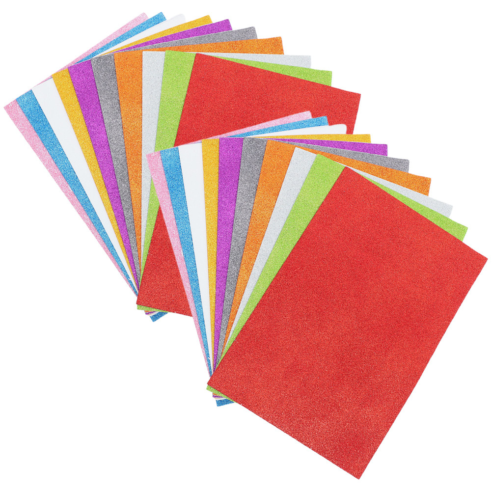 20 Sheets Colorful Glitter Spo - Art Craft Paper recensie en prijs