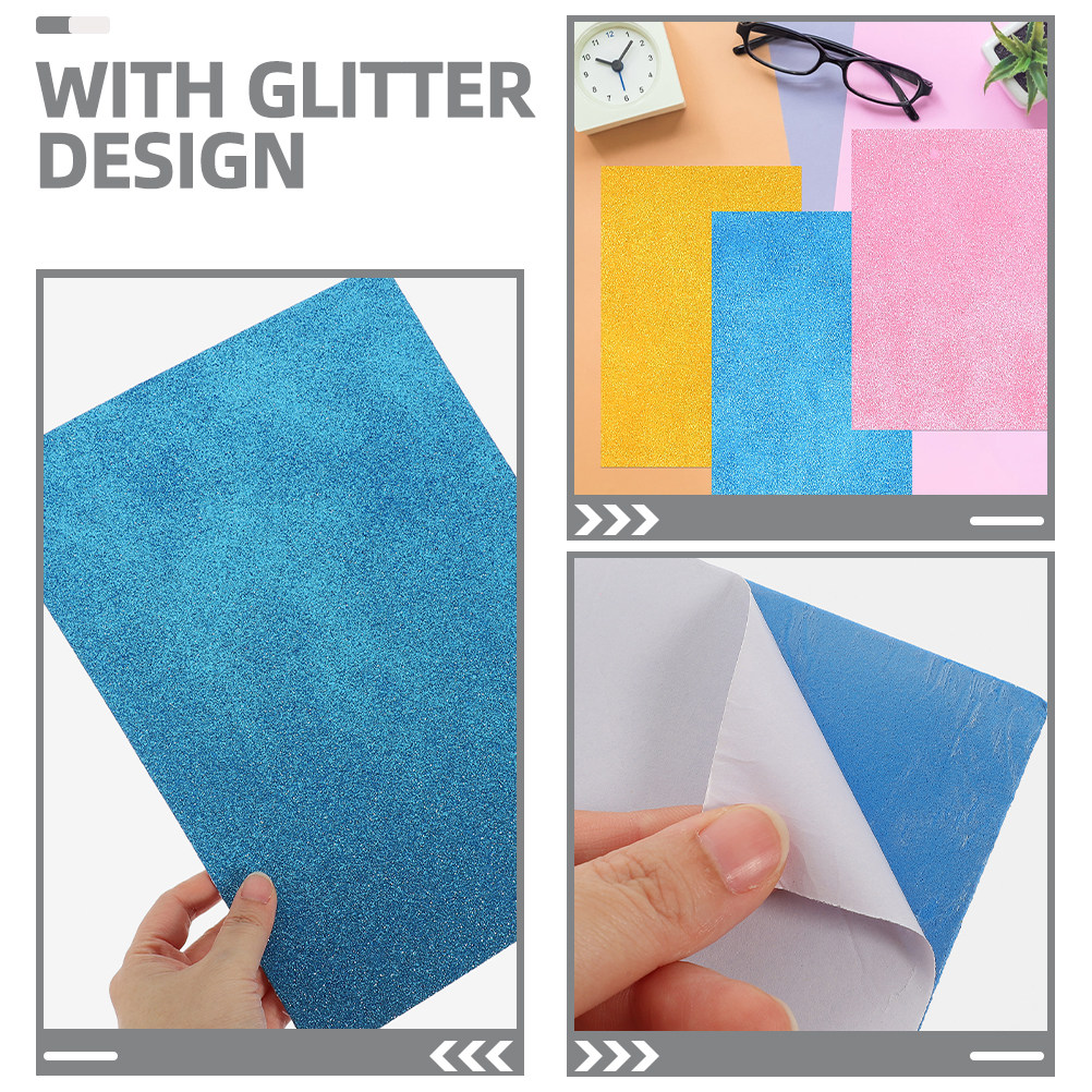 20 Sheets Colorful Glitter Spo - Art Craft Paper recensie en prijs