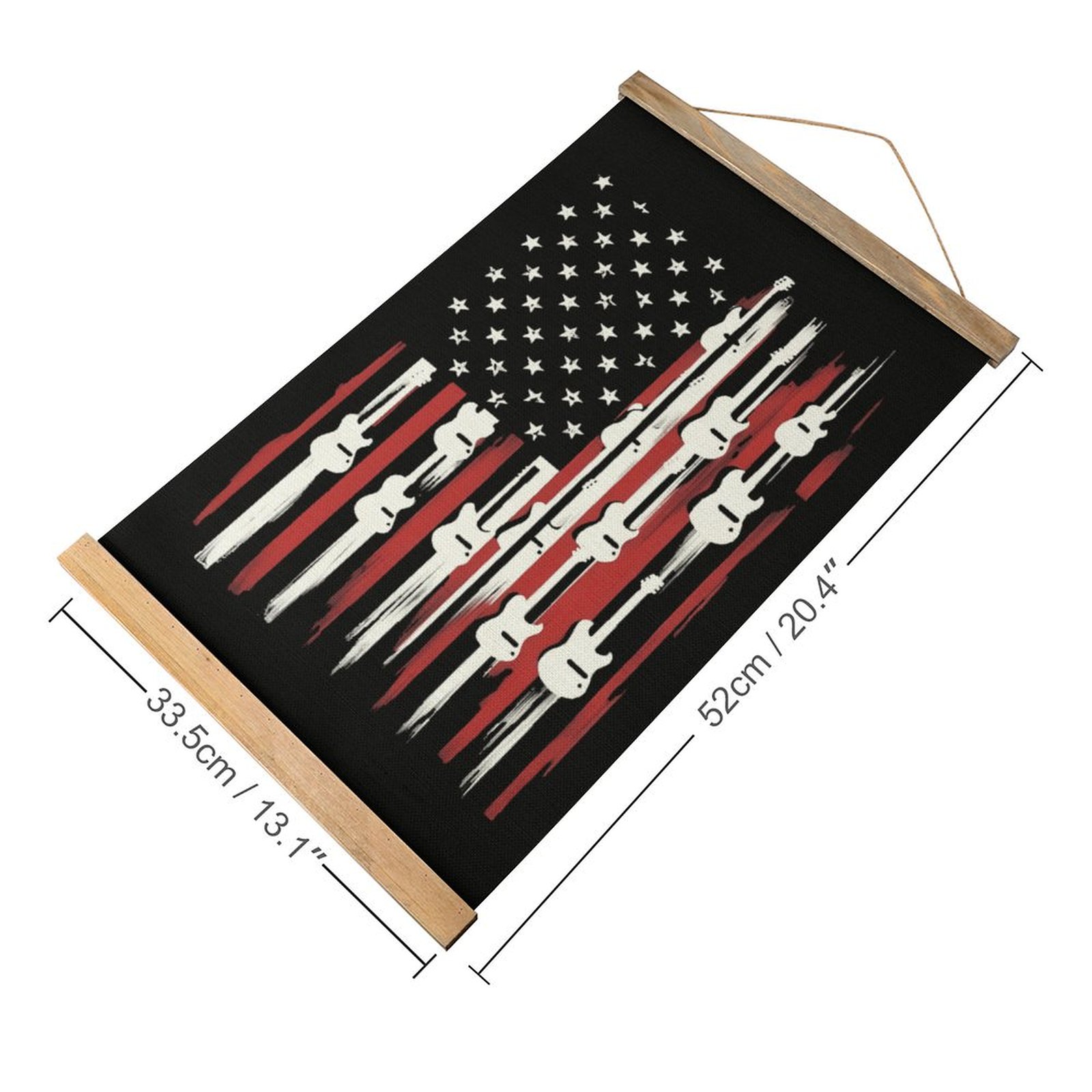 Creative American Flag Guitar  - Art Craft Restaurant recensie en prijs