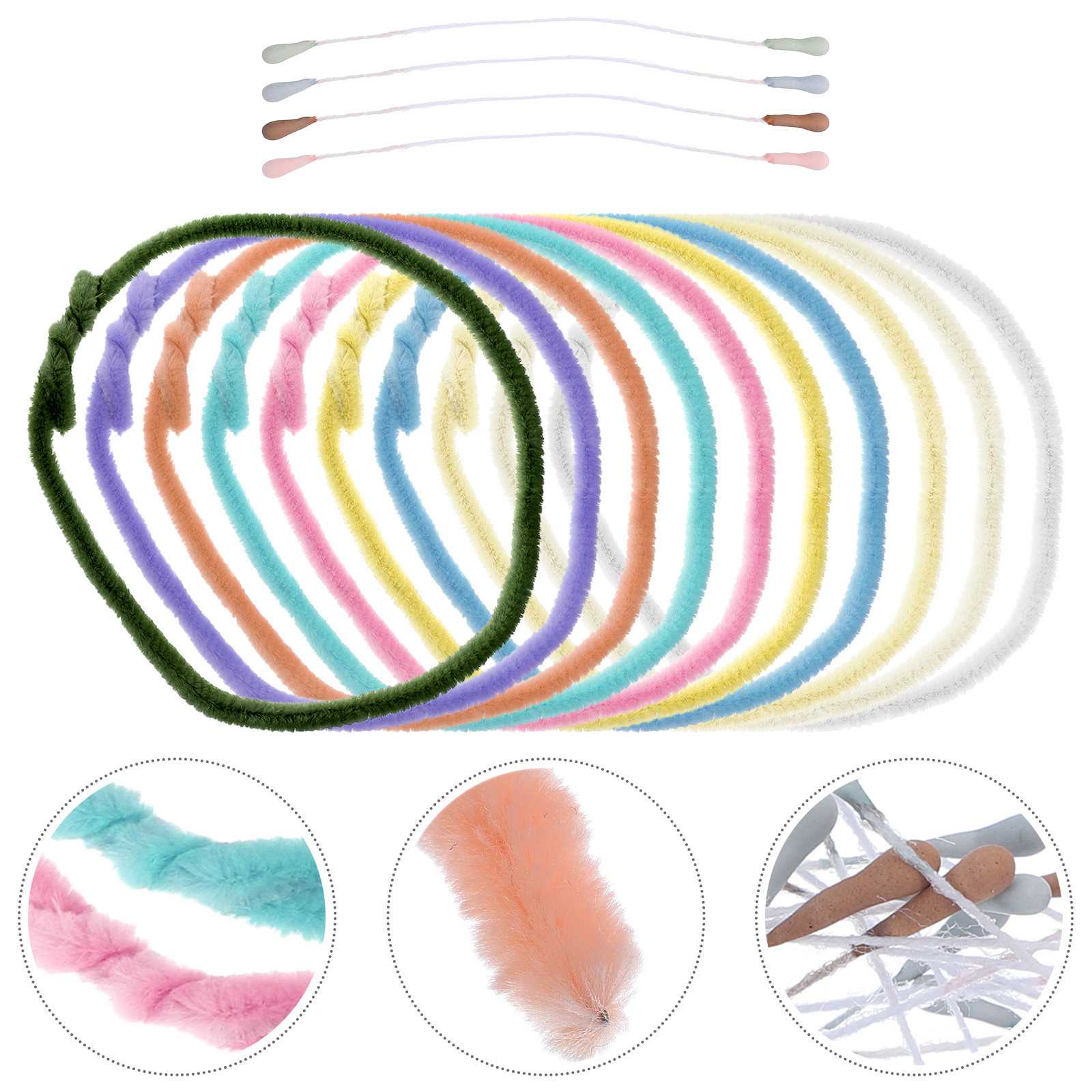 10Pcs Chenille Stems Craft Pip - Art Craft Project recensie en prijs