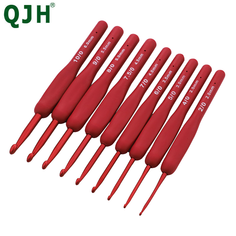 9pcs Silicone Handle Crochet H - Crochet Hook Set recensie en prijs