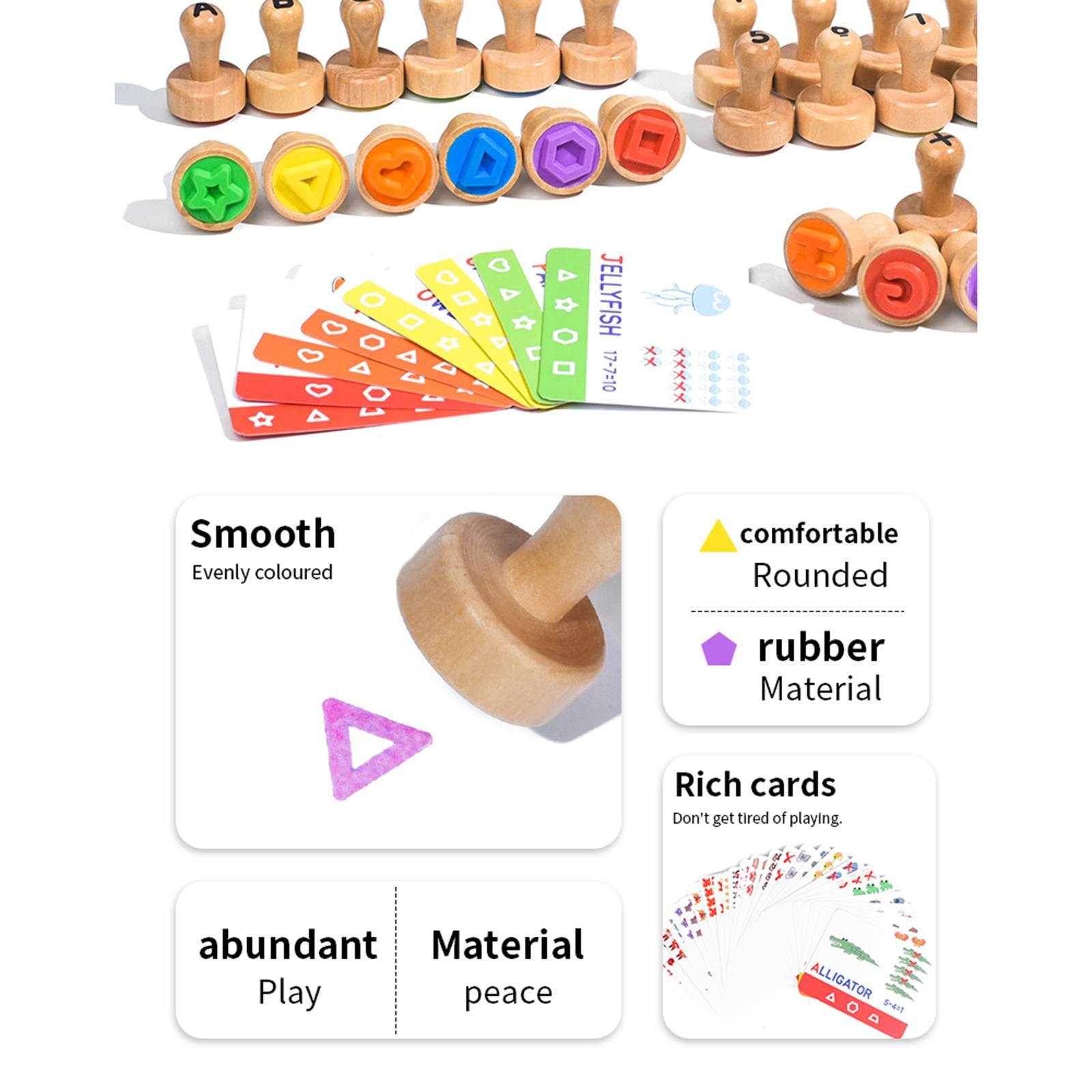Wooden Alphabet Number Stamp E - Art And Craft Numbers recensie en prijs