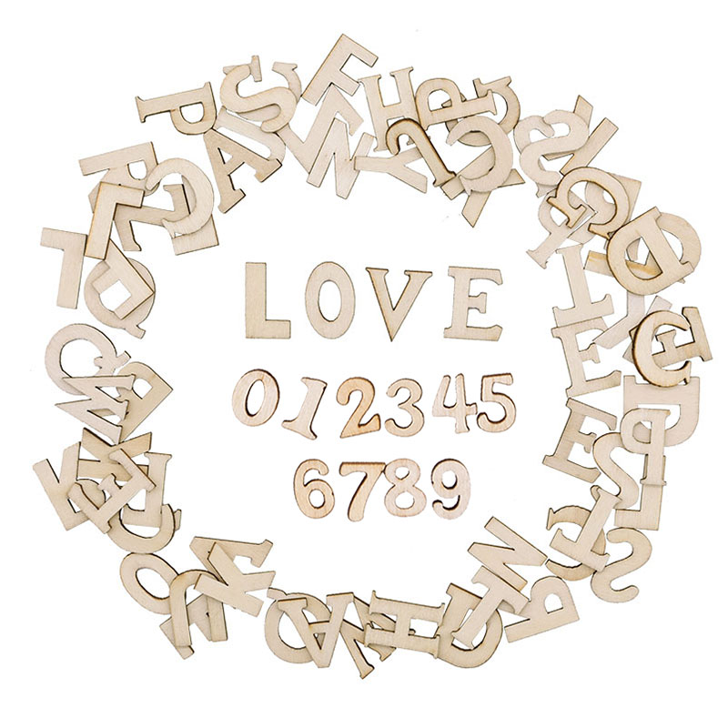 100pcs Wood English Alphabet D - Art And Craft Numbers recensie en prijs