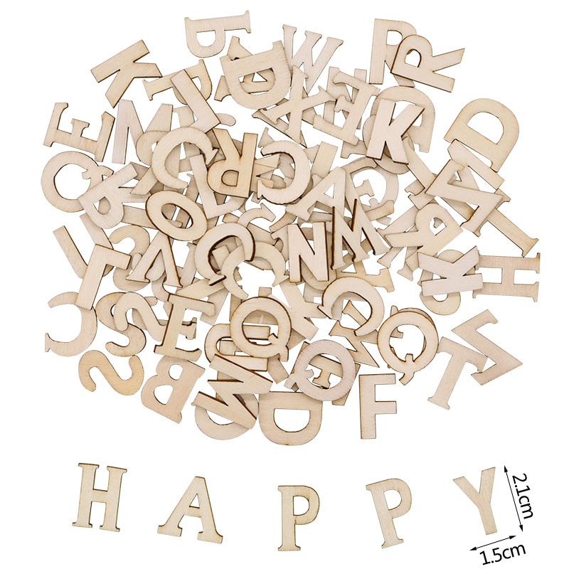 100pcs Wood English Alphabet D - Art And Craft Numbers recensie en prijs